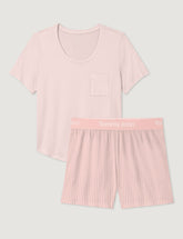 Women's Second Skin Sleep Pocket Tee & Short Set