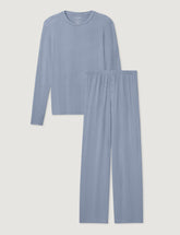Women's Second Skin Luxe Rib Long Sleeve Crew Neck & Pant Set