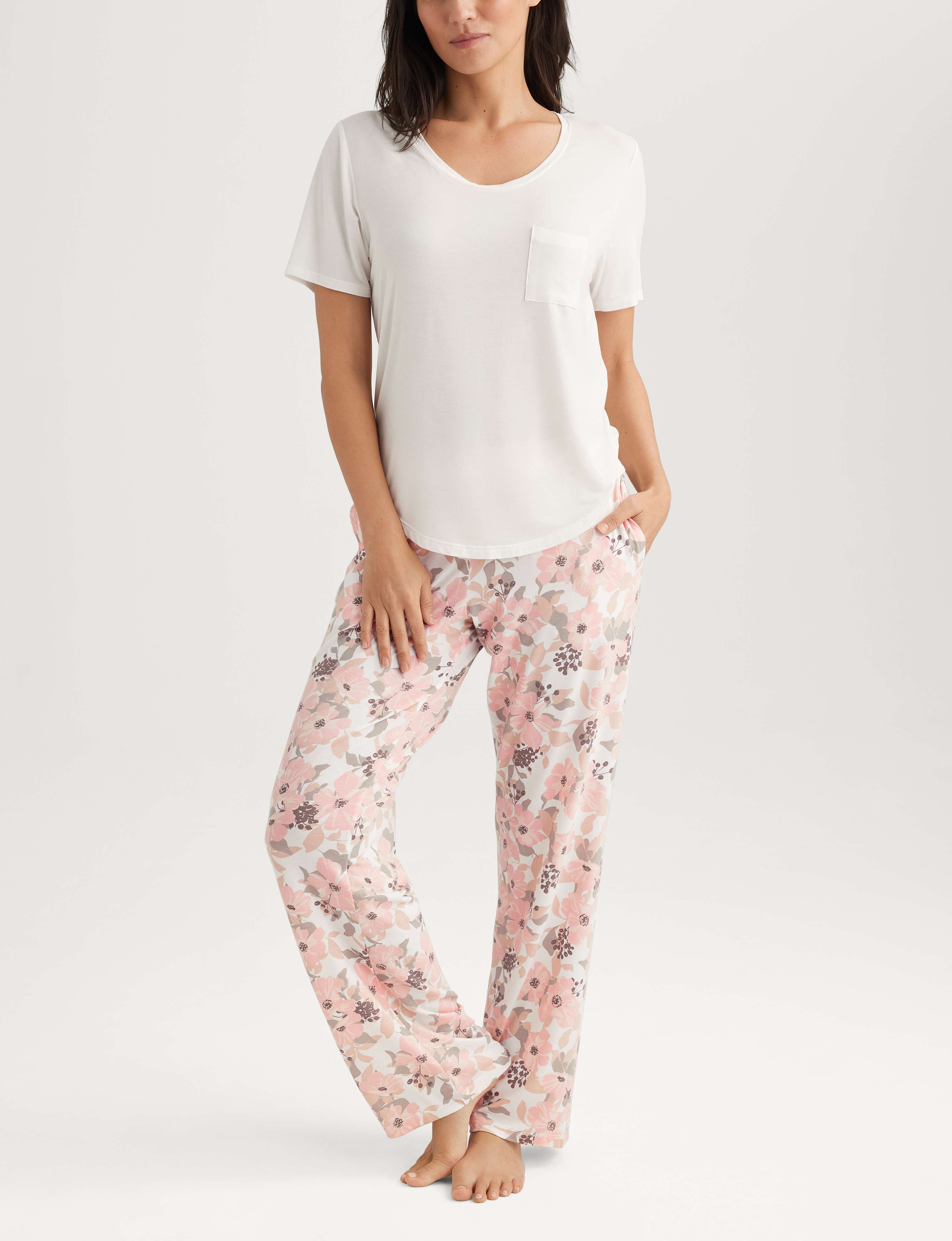 Women's Second Skin Sleep Pocket Tee & Pant Set