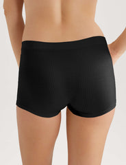 Women's Second Skin Luxe Rib Boyshort (3-Pack)