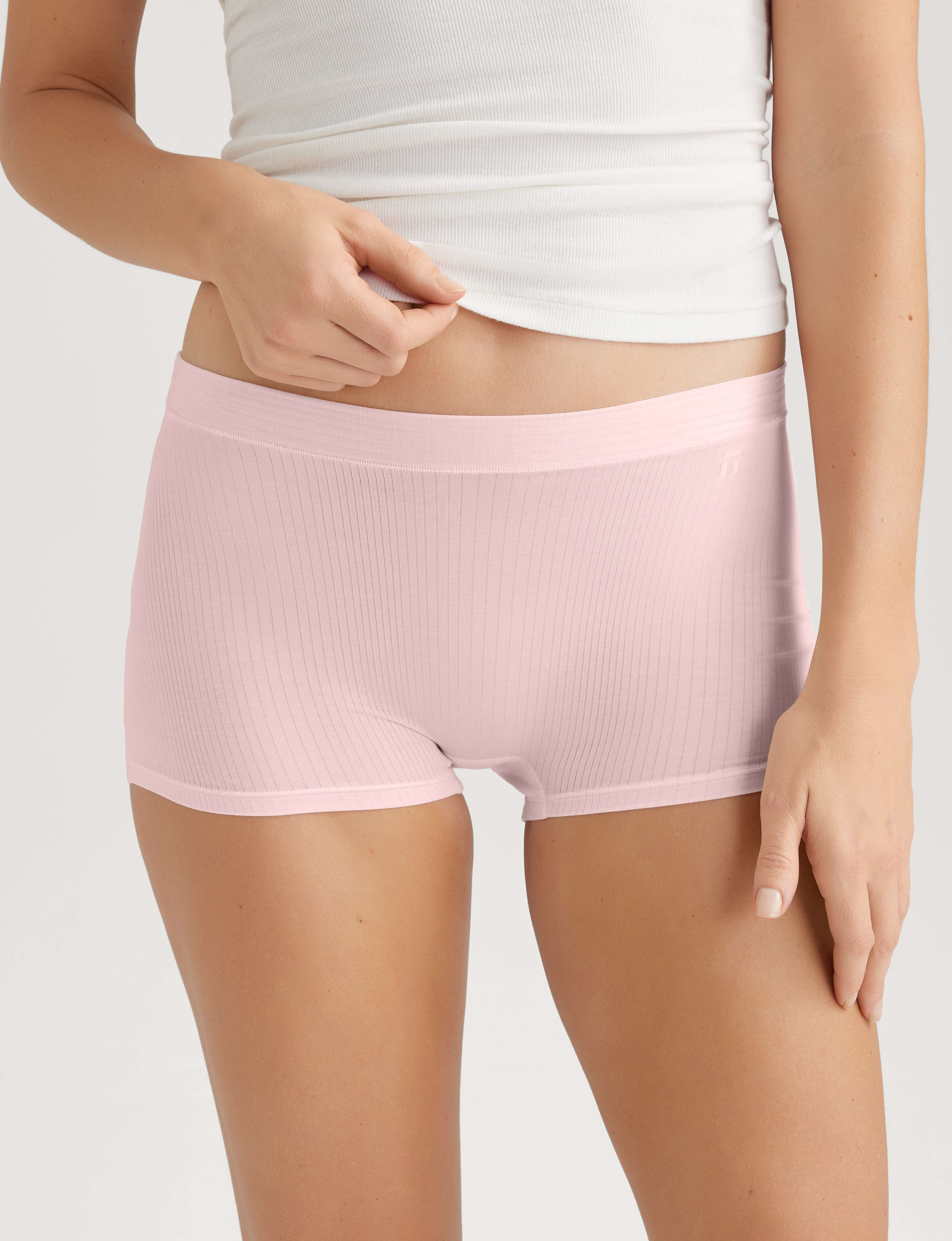 Women's Second Skin Luxe Rib Boyshort (5-Pack)
