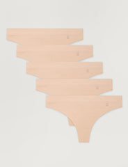 Women's Cool Cotton Thong (5-Pack)