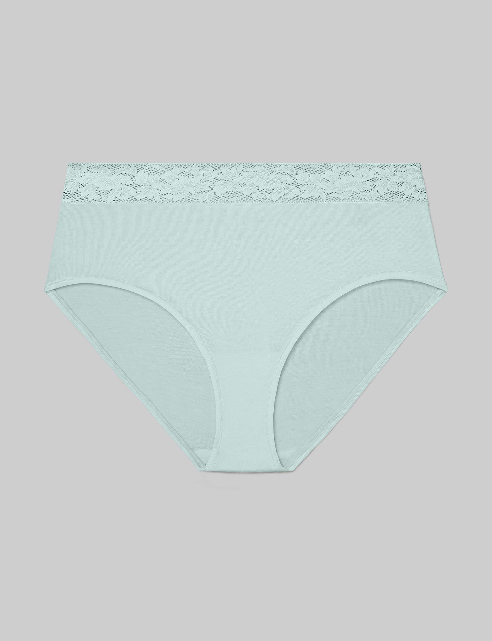 Women's Second Skin High Rise Brief, Lace Waist