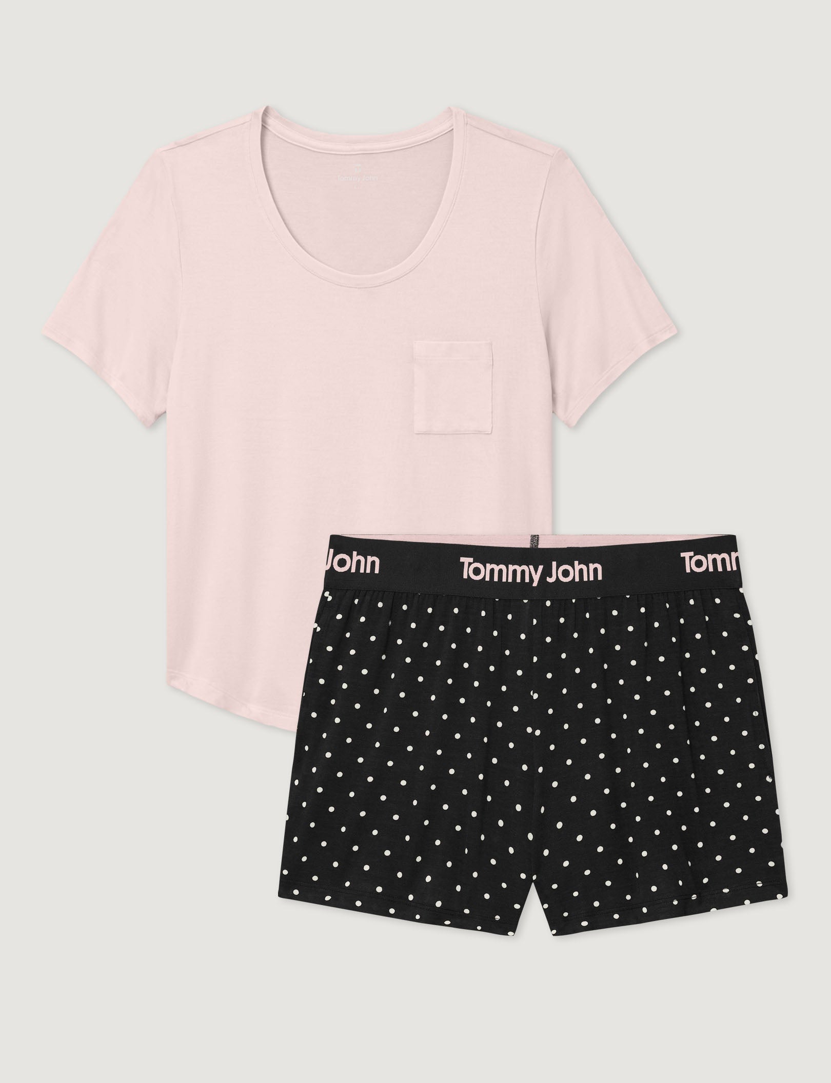 Women's Second Skin Sleep Pocket Tee & Short Set
