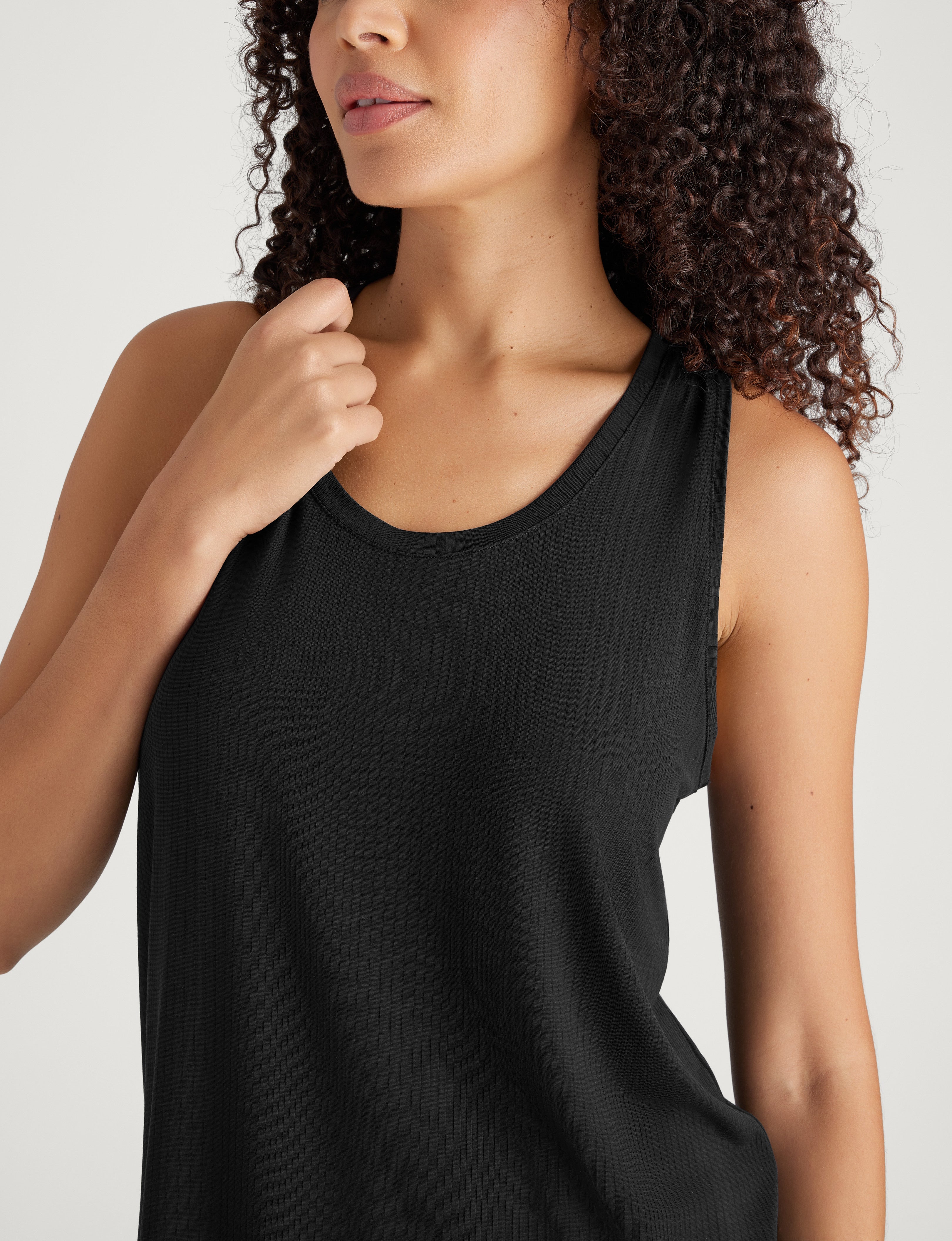 Women's Second Skin Luxe Rib Sleep Tank