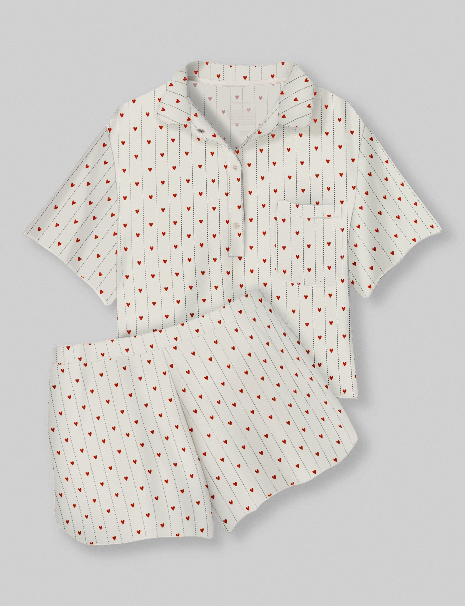 Women's Downtime Pullover Pajama Top & Short Set