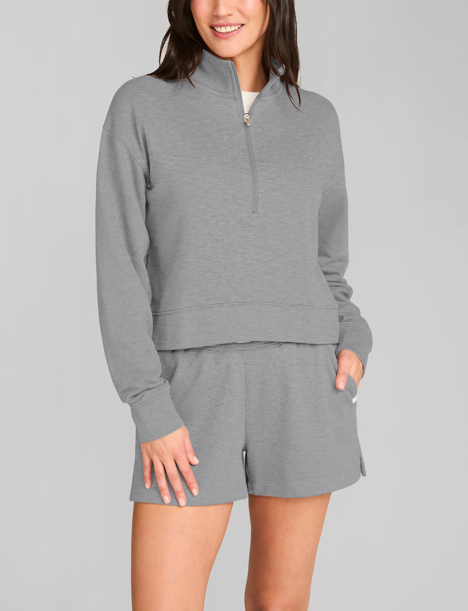 Women's French Terry Half-Zip Sweatshirt
