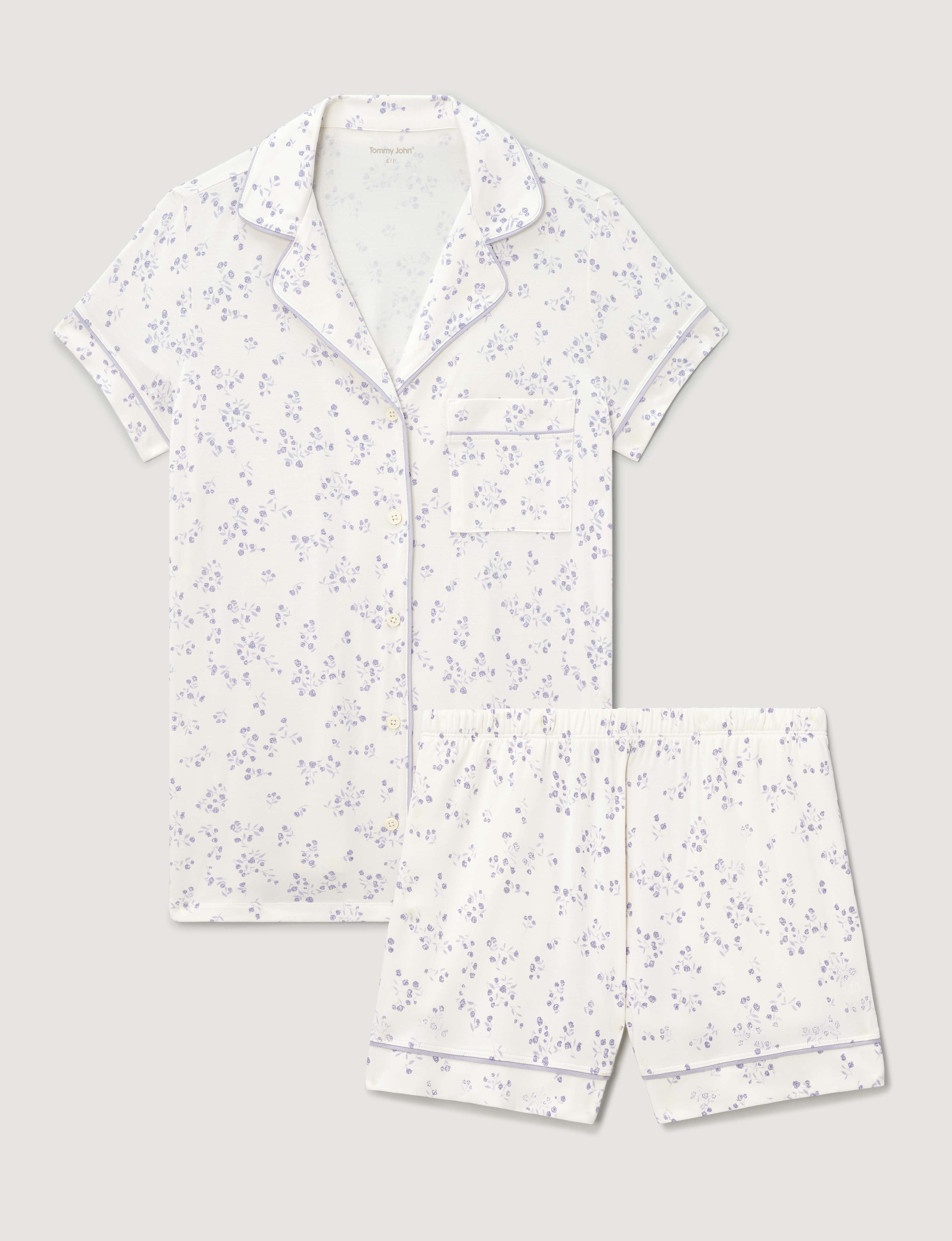 Women's Downtime Pajama Top & Short Set