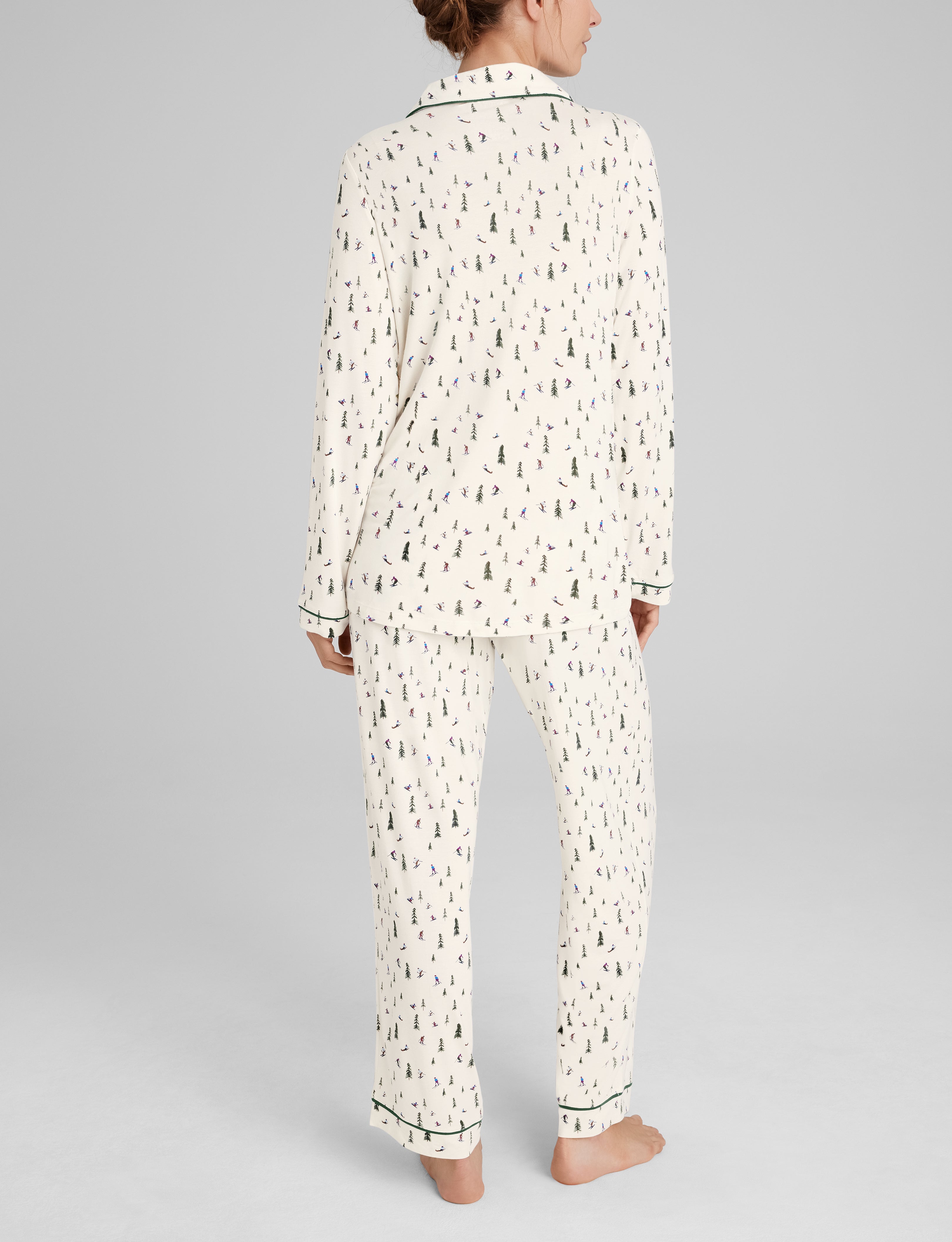 Women's Downtime Long Sleeve Pajama Top & Pant Set