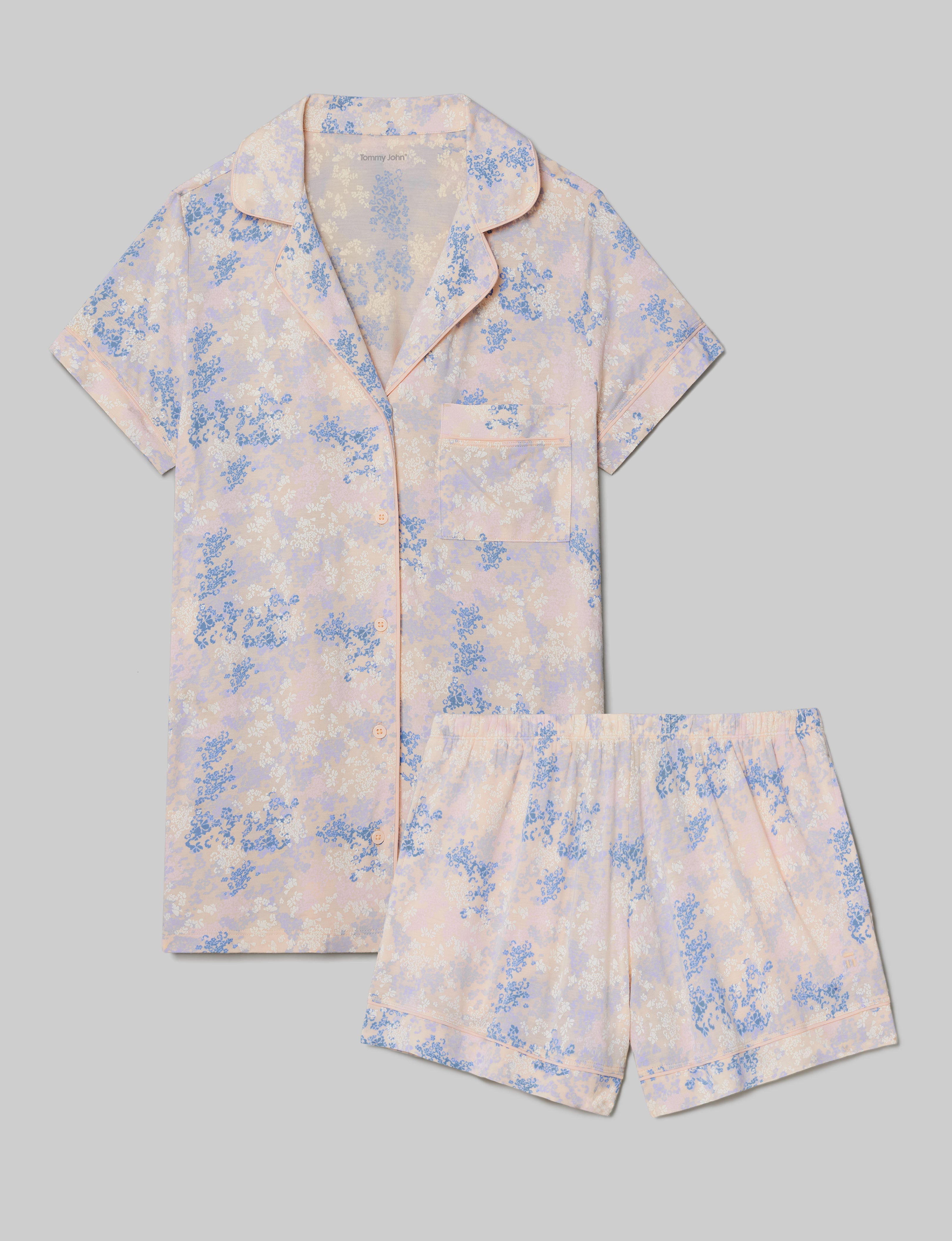 Women's Downtime Pajama Top & Short Set