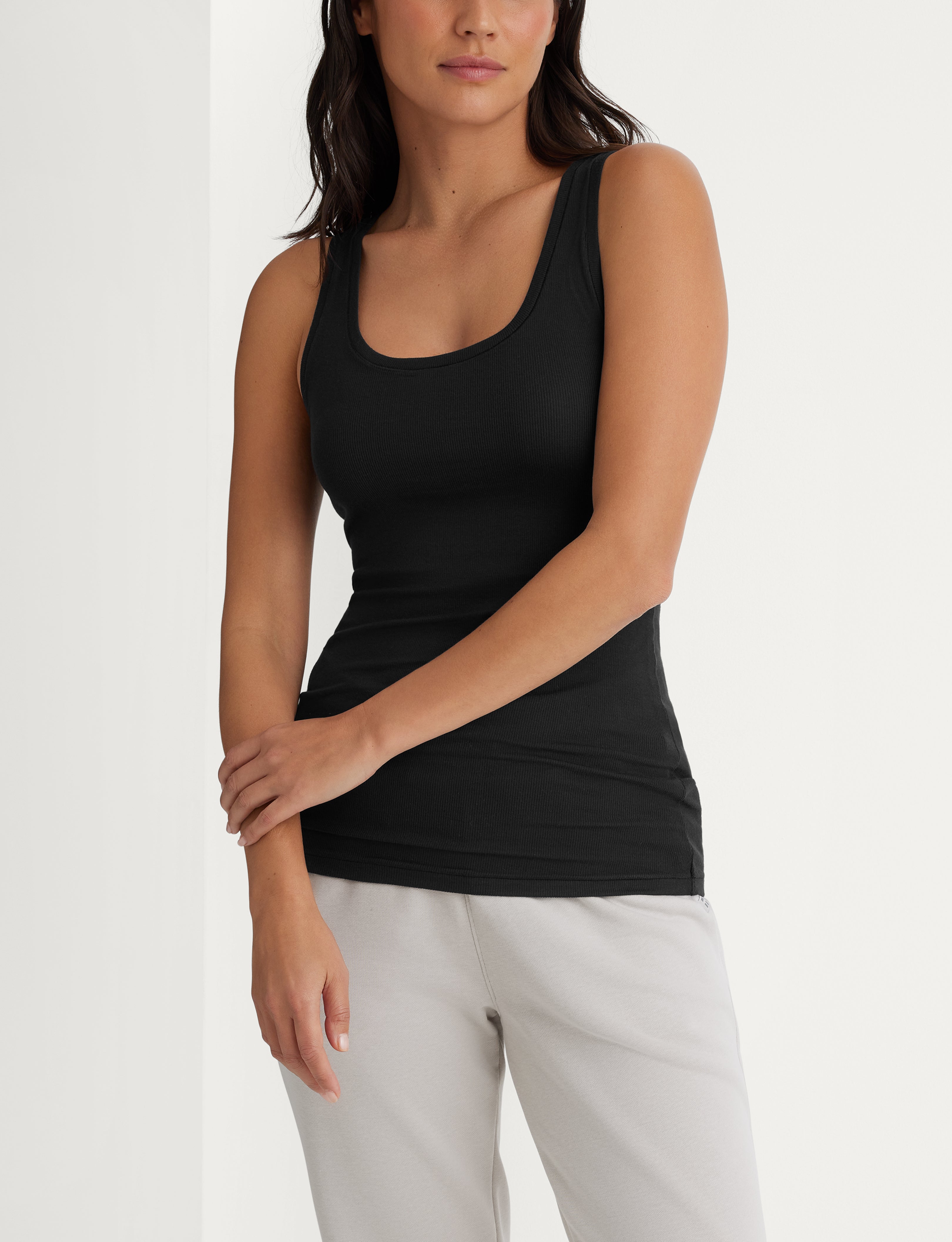 Women's Micro Rib Fitted Tank