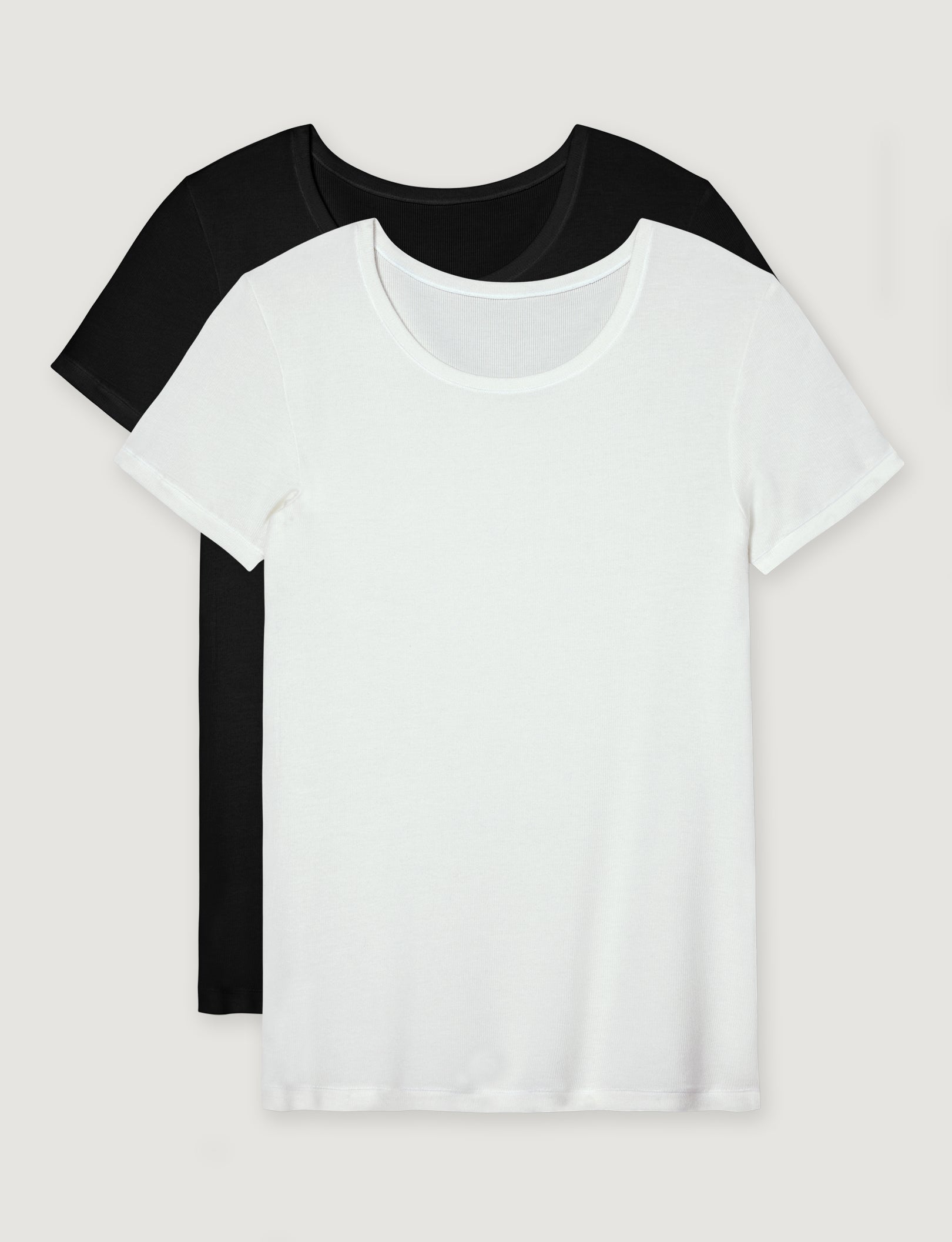 Women's Micro Rib Cap Sleeve Tee (2-Pack)