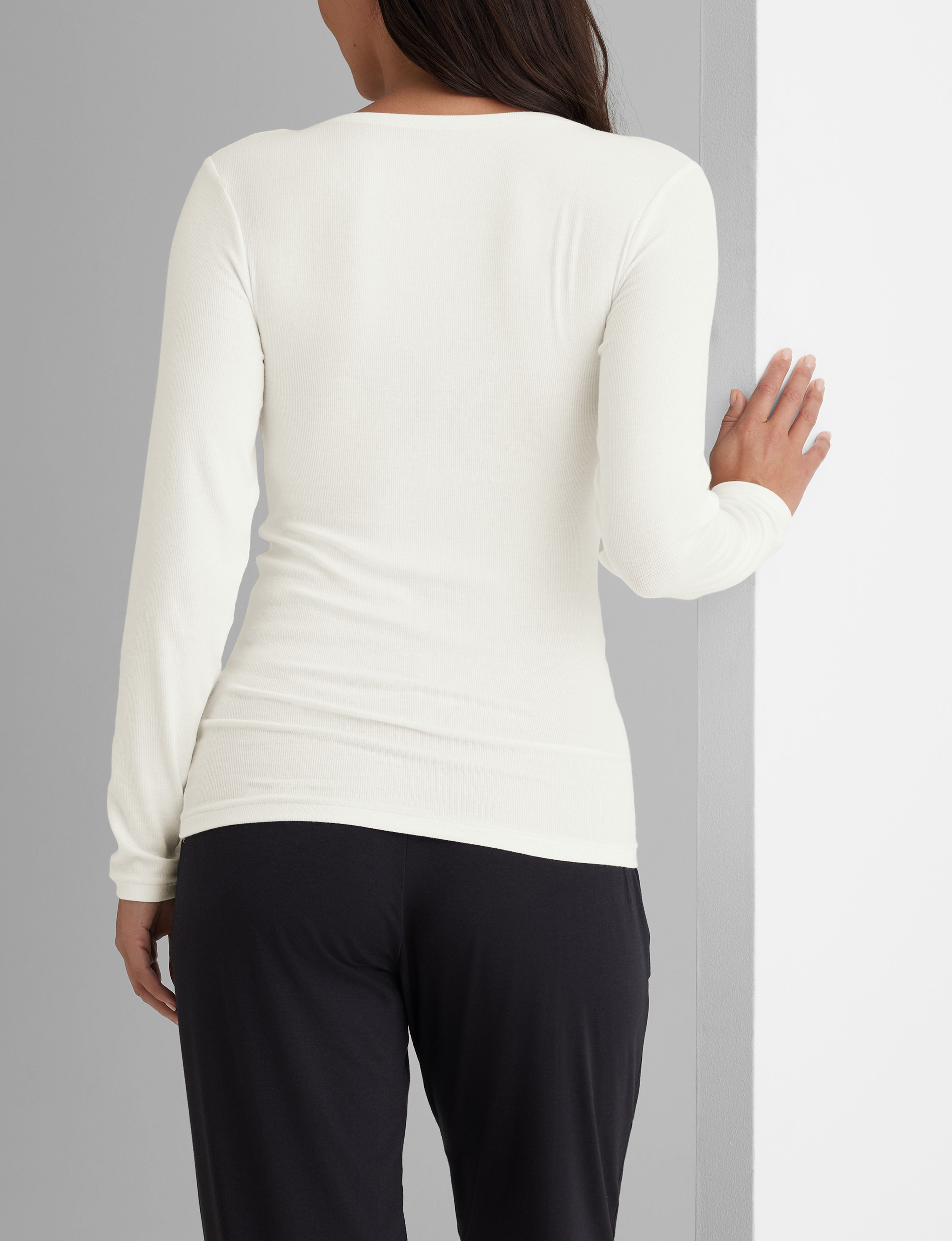 Women's Micro Rib Long Sleeve Tee