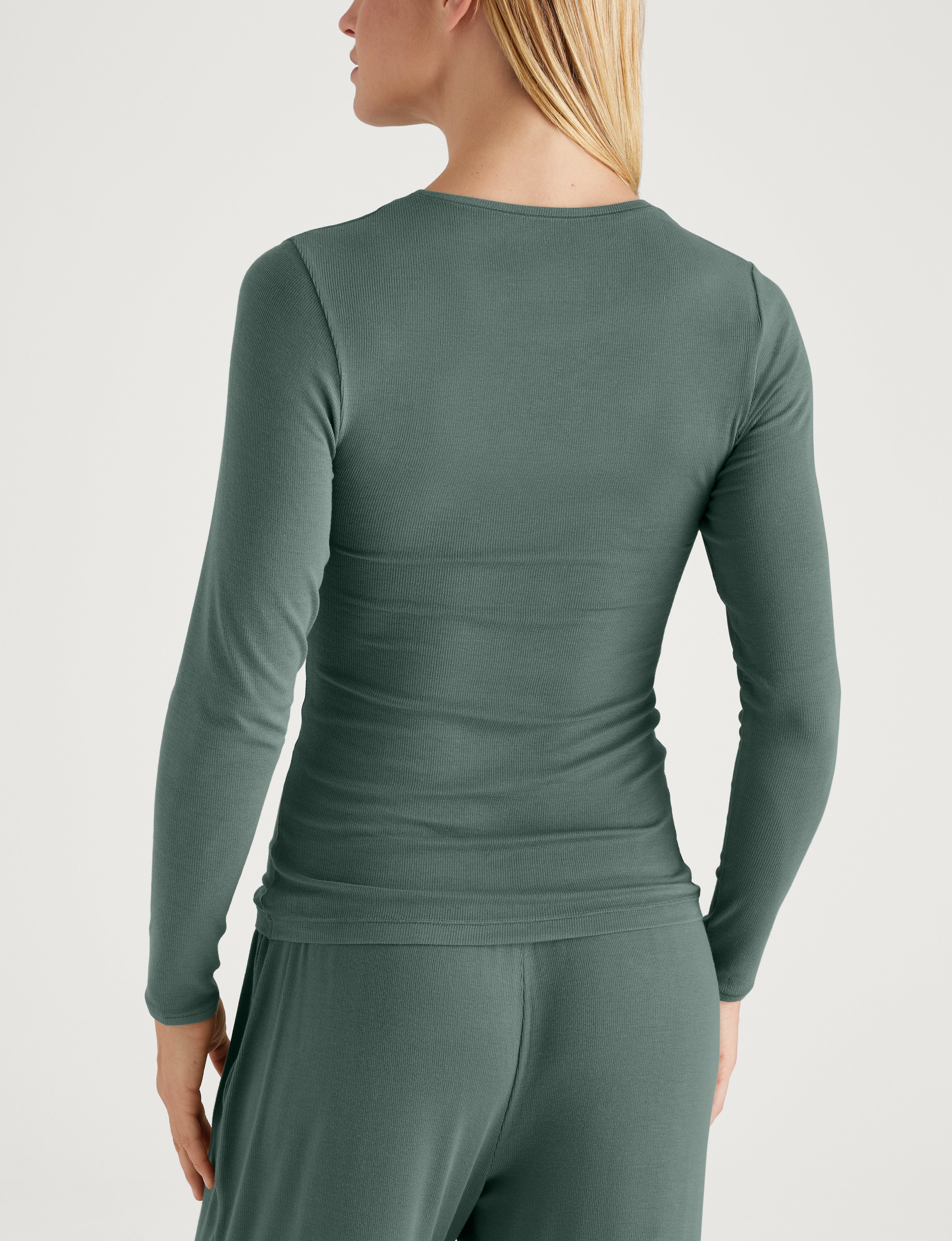 Women's Micro Rib Long Sleeve Tee