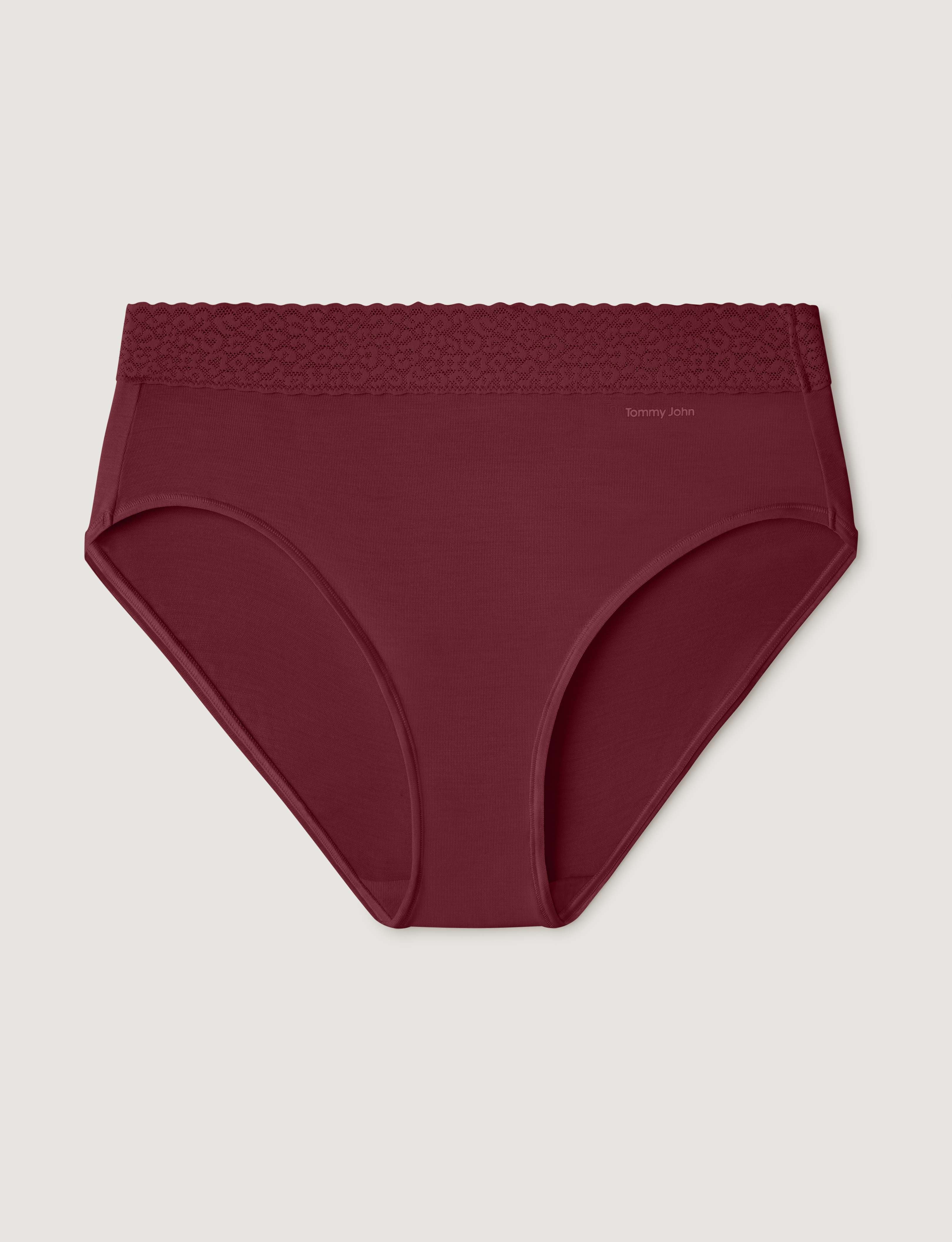 Women's Second Skin High Rise Brief, Lace Waist