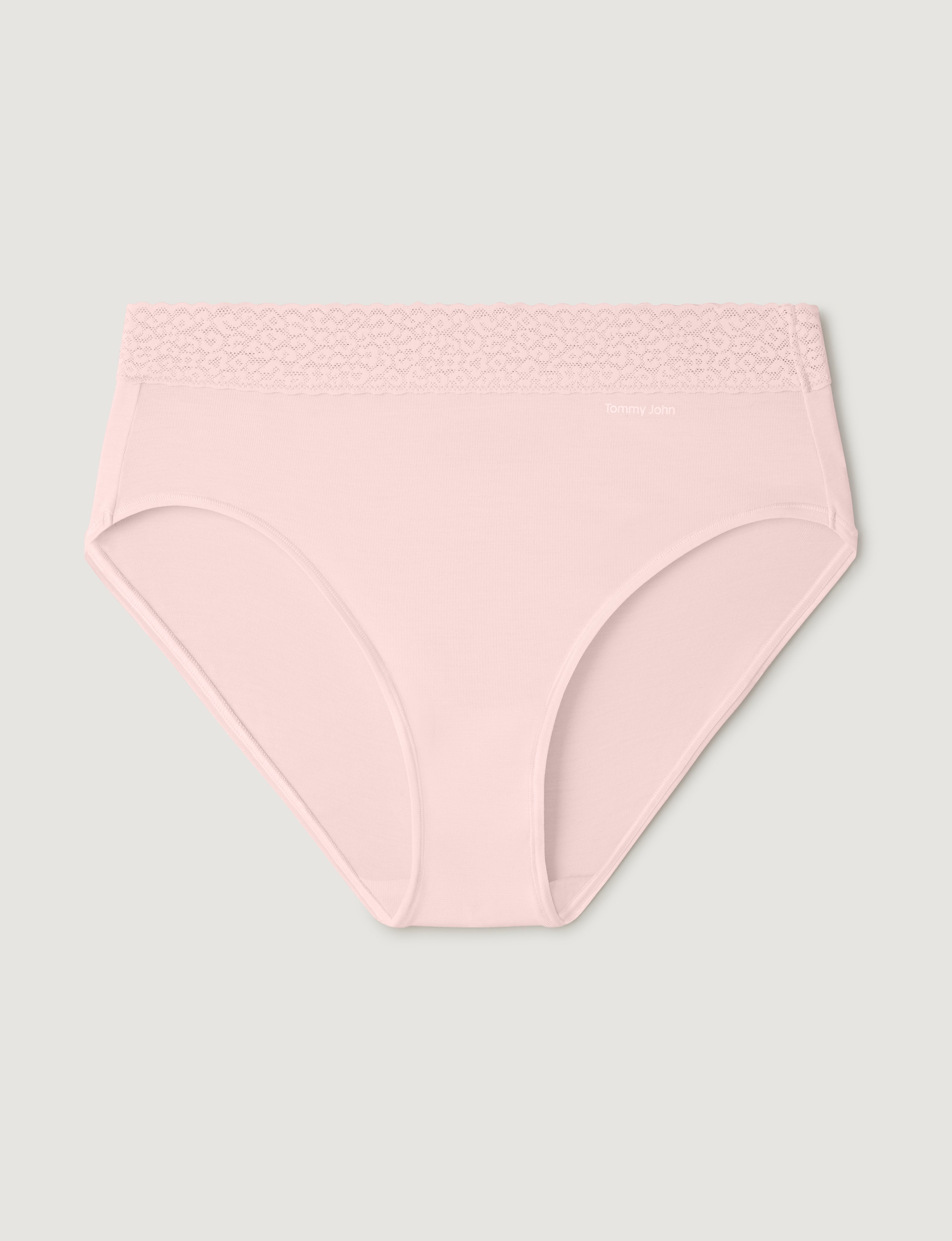 Women's Second Skin High Rise Brief, Lace Waist