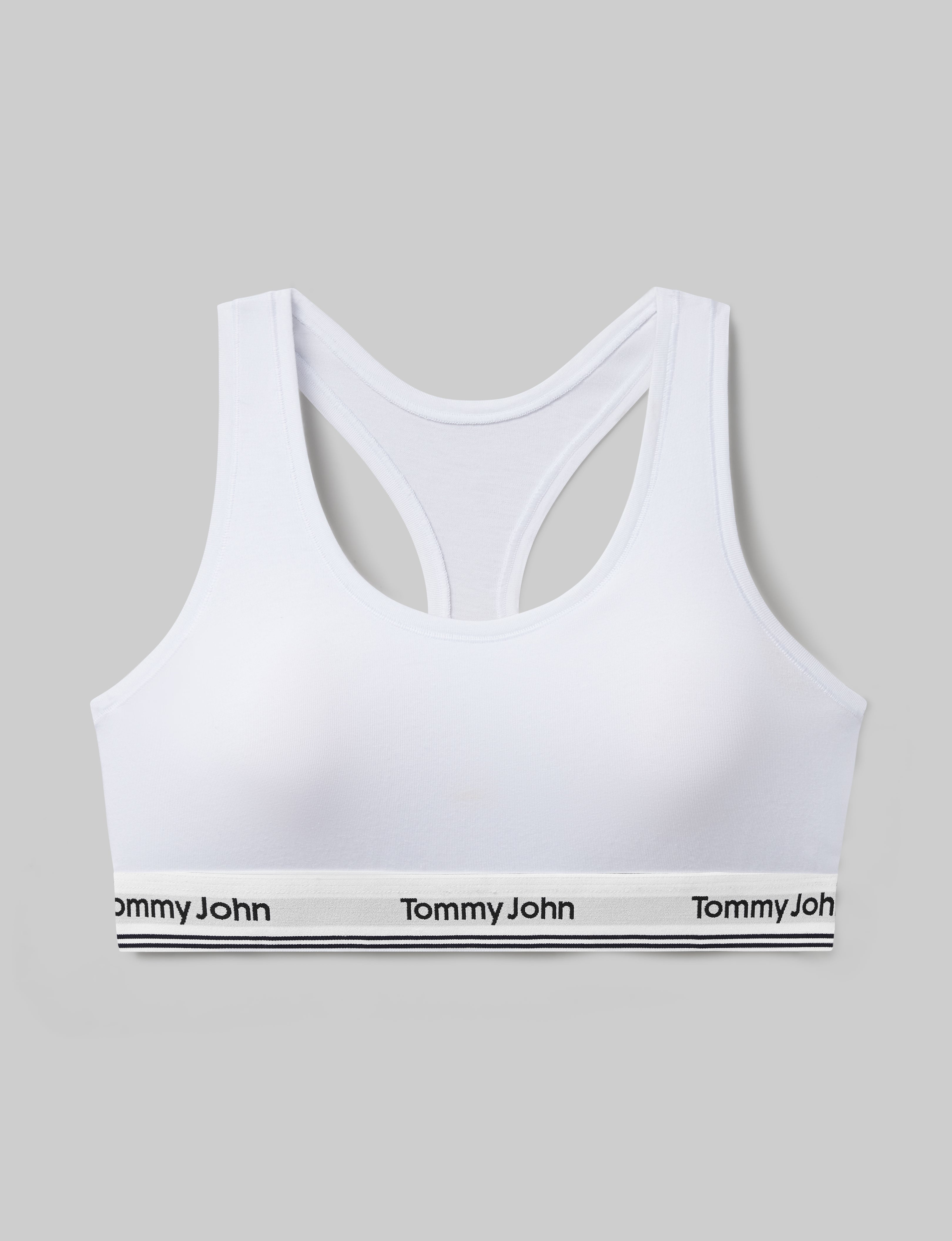 Signature Cotton Scoop Bralette