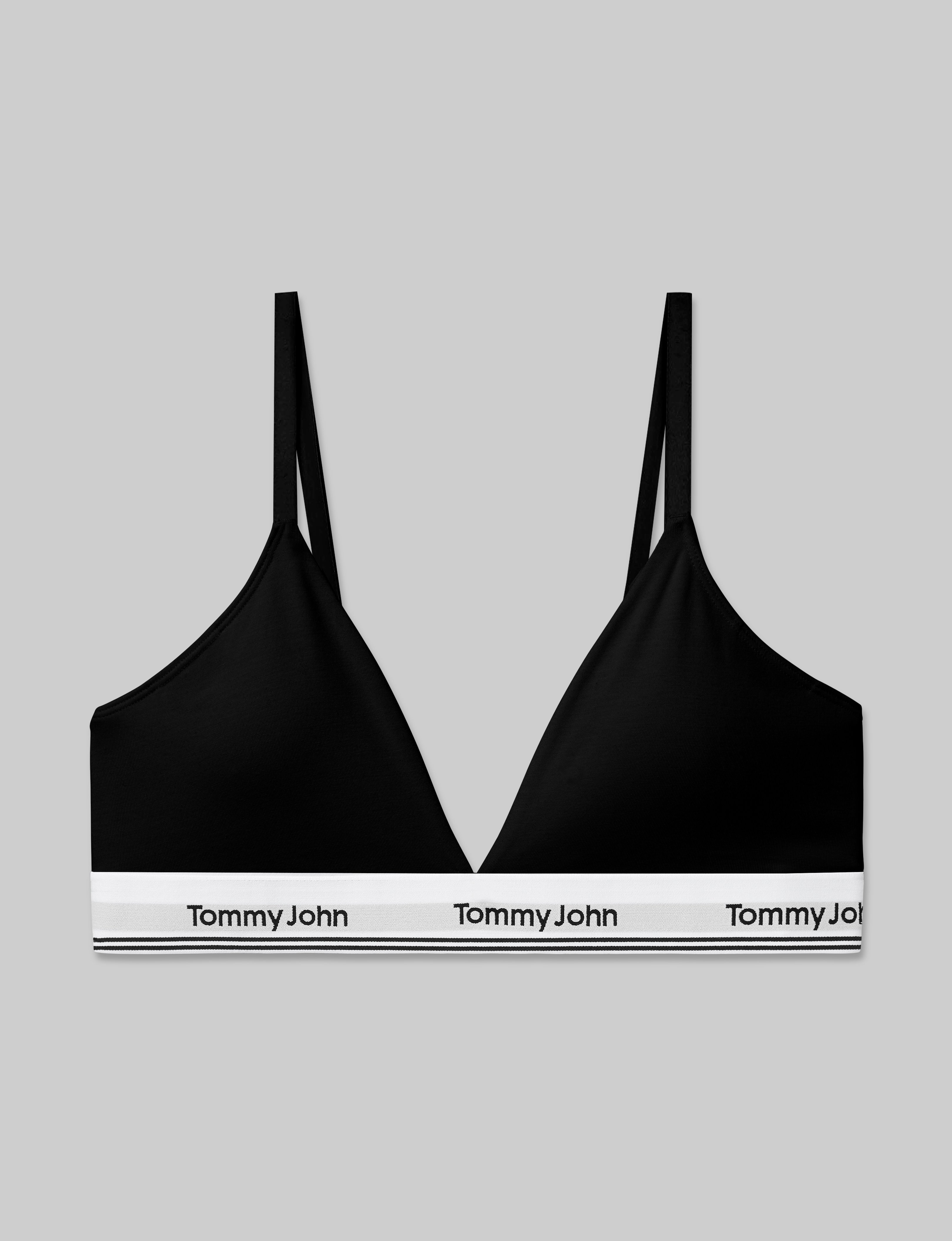 Signature Cotton Triangle Bralette