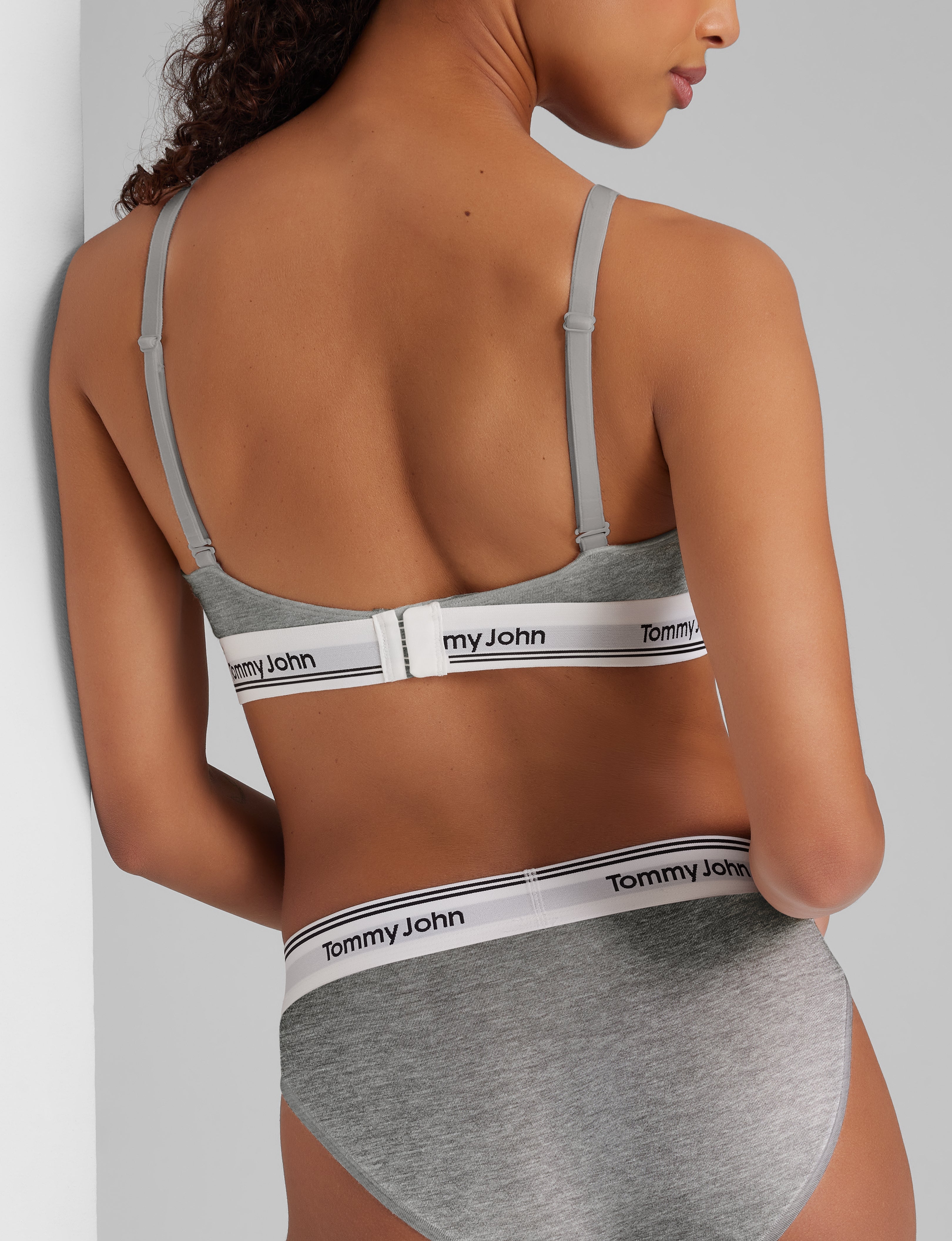 Signature Cotton Triangle Bralette