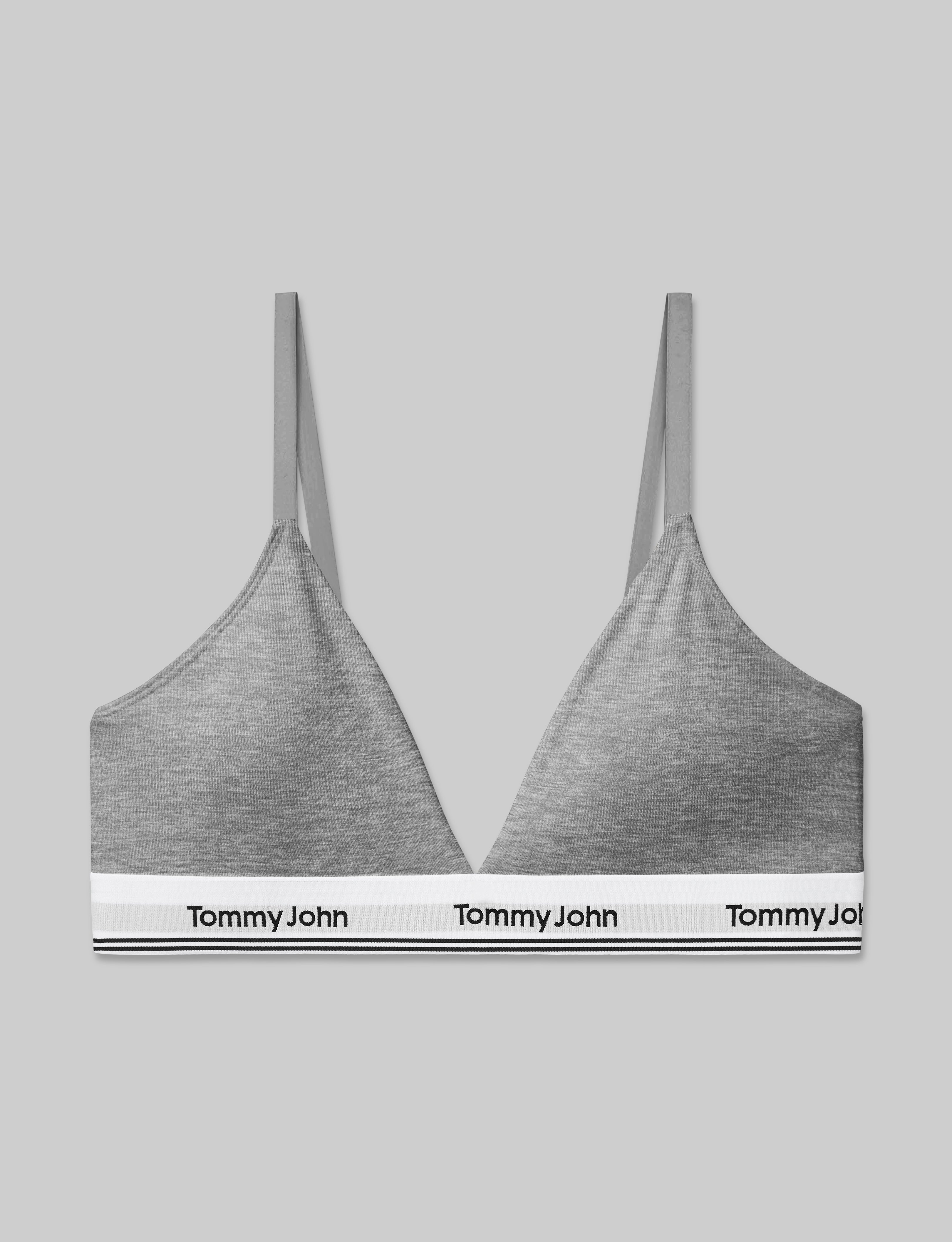 Signature Cotton Triangle Bralette