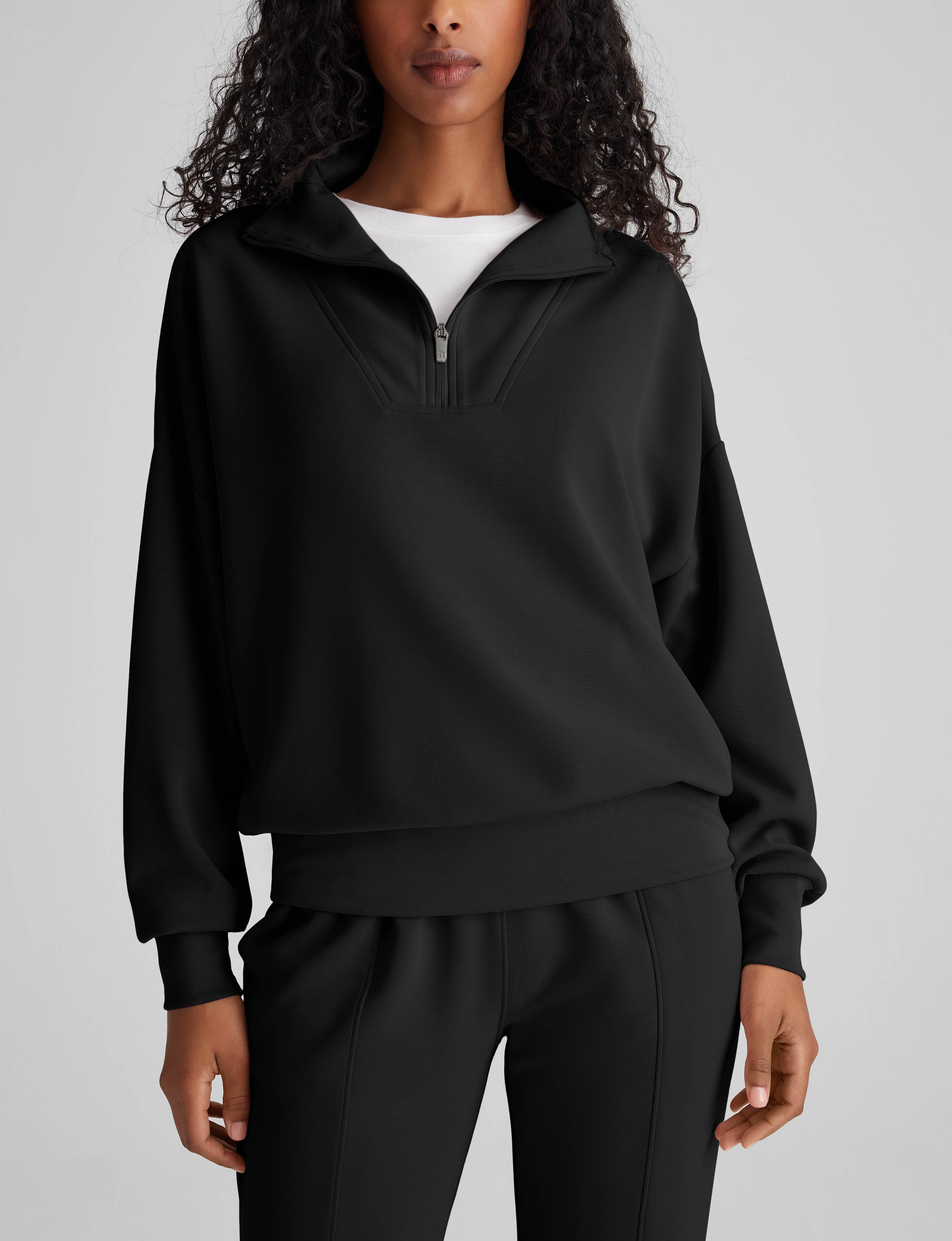 Women's Luxe Traveler Knit Quarter-Zip