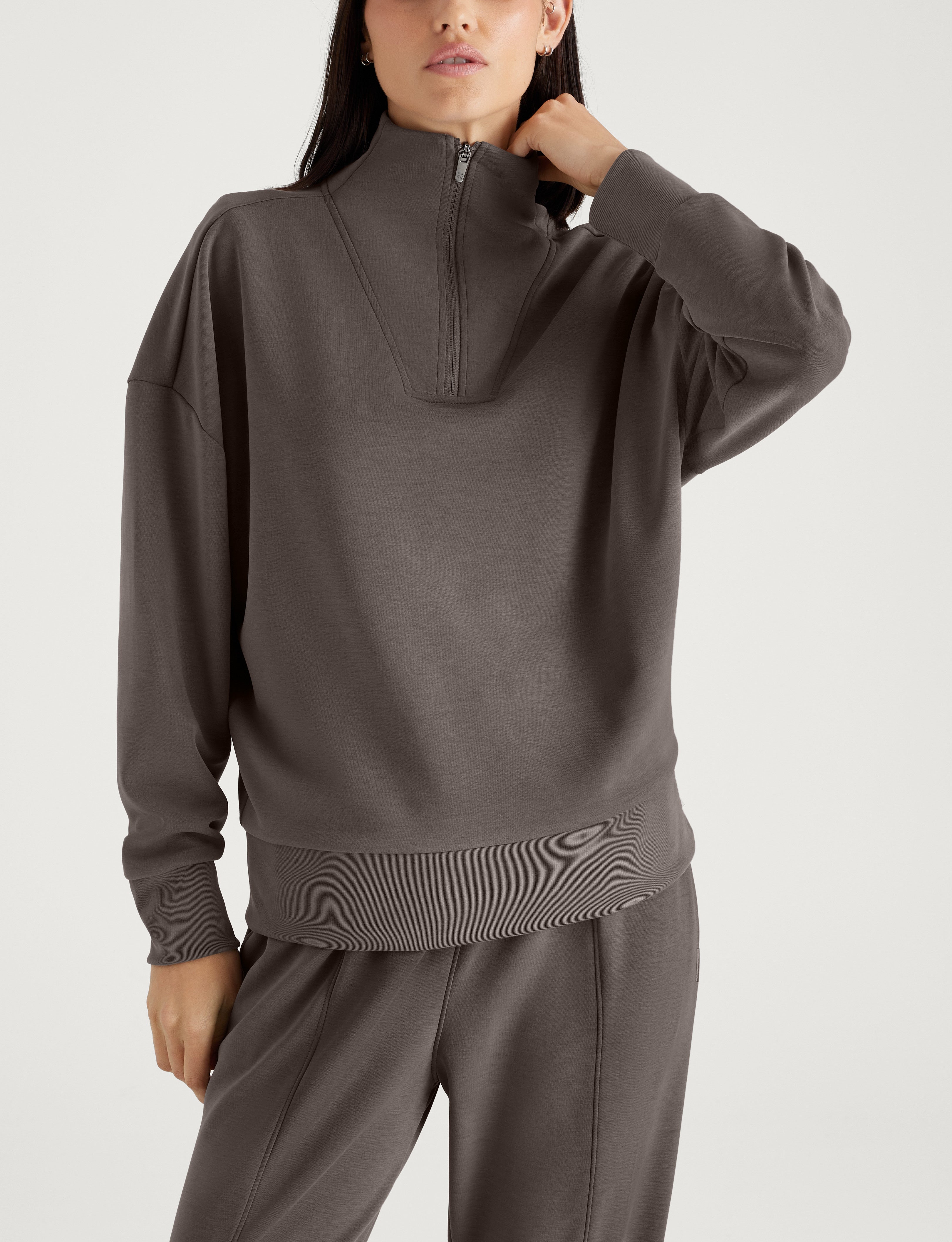 Women's Luxe Traveler Knit Quarter-Zip