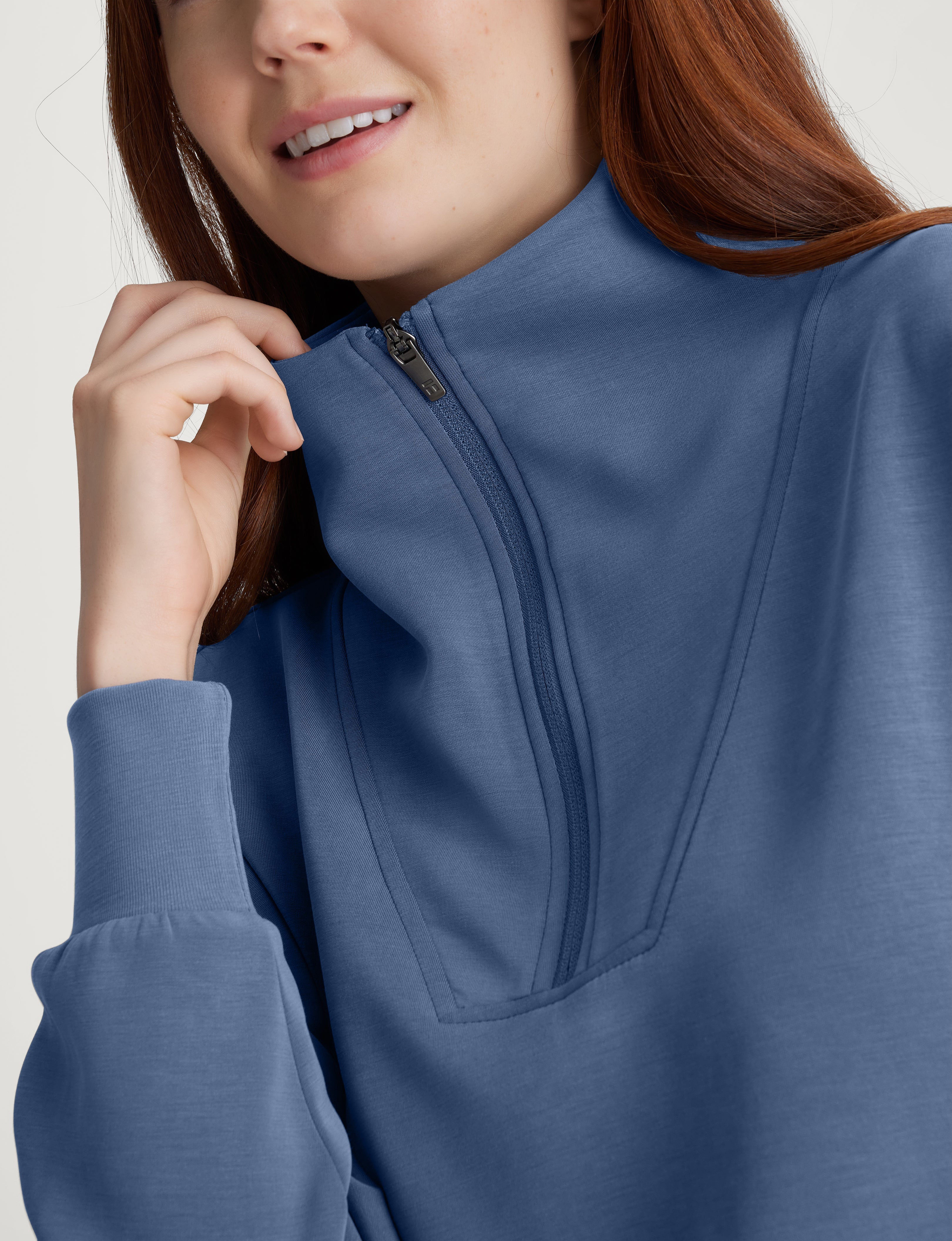 Women's Luxe Traveler Knit Quarter-Zip