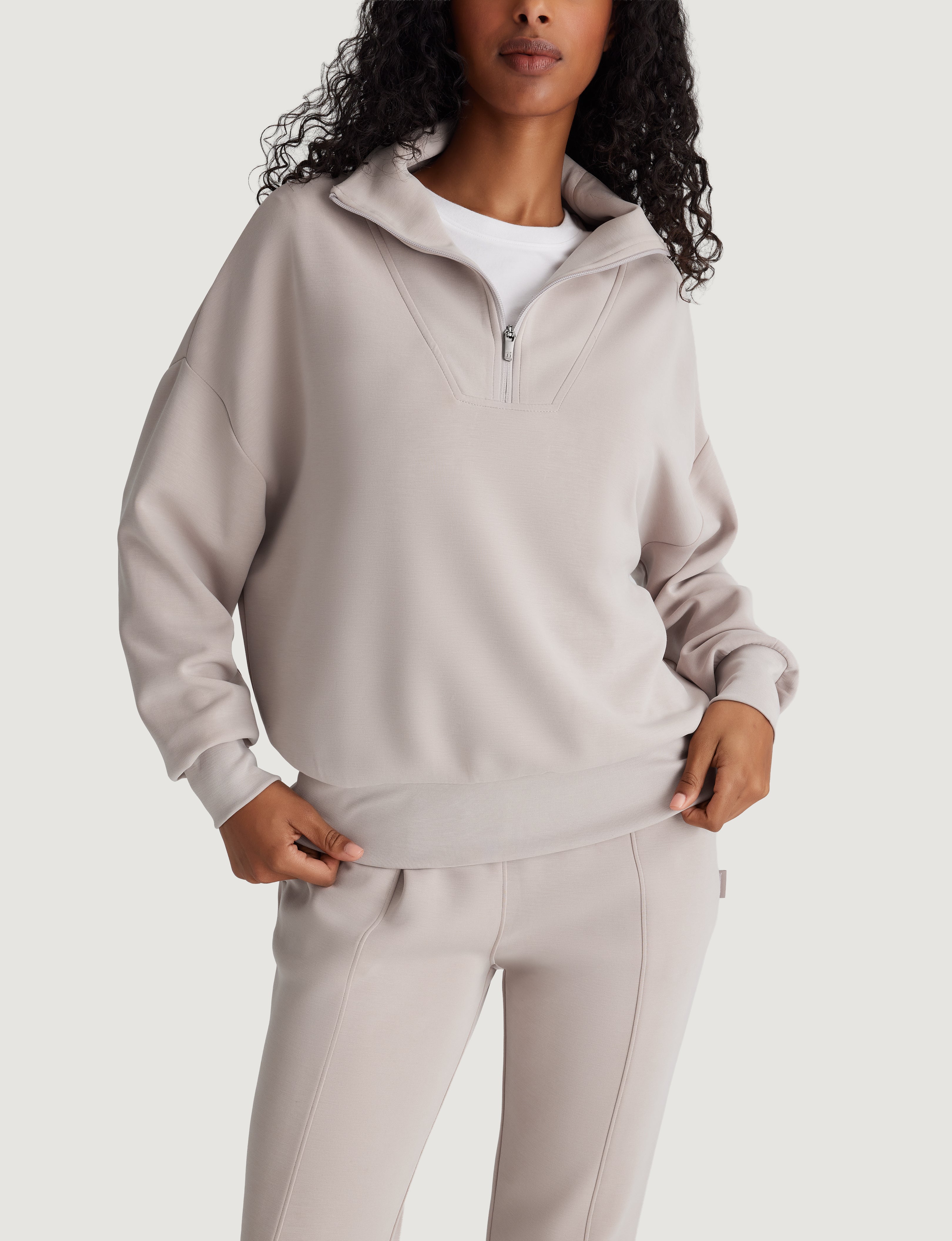Women's Luxe Traveler Knit Quarter-Zip