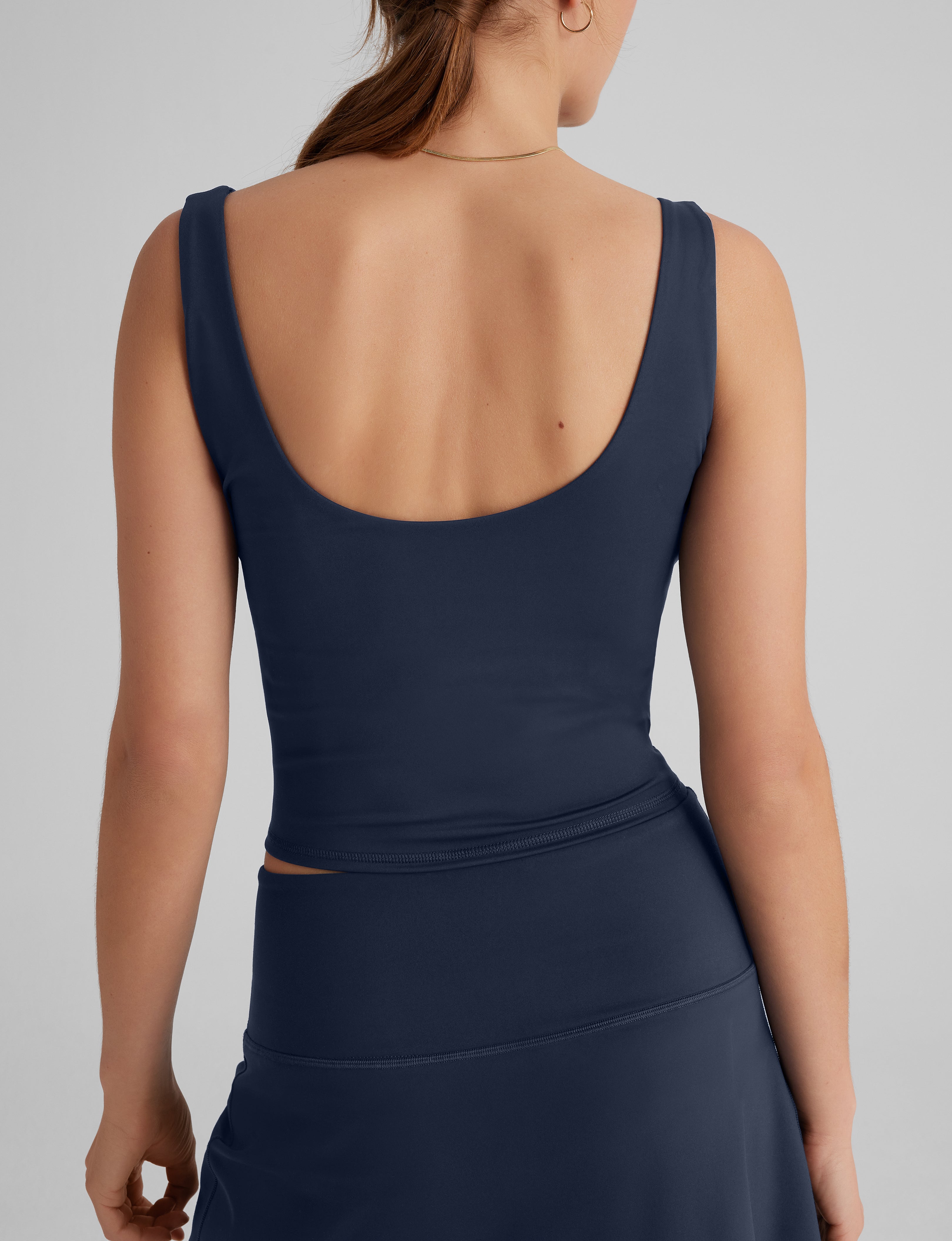 Women's Crop Tank & Tennis Skirt Set