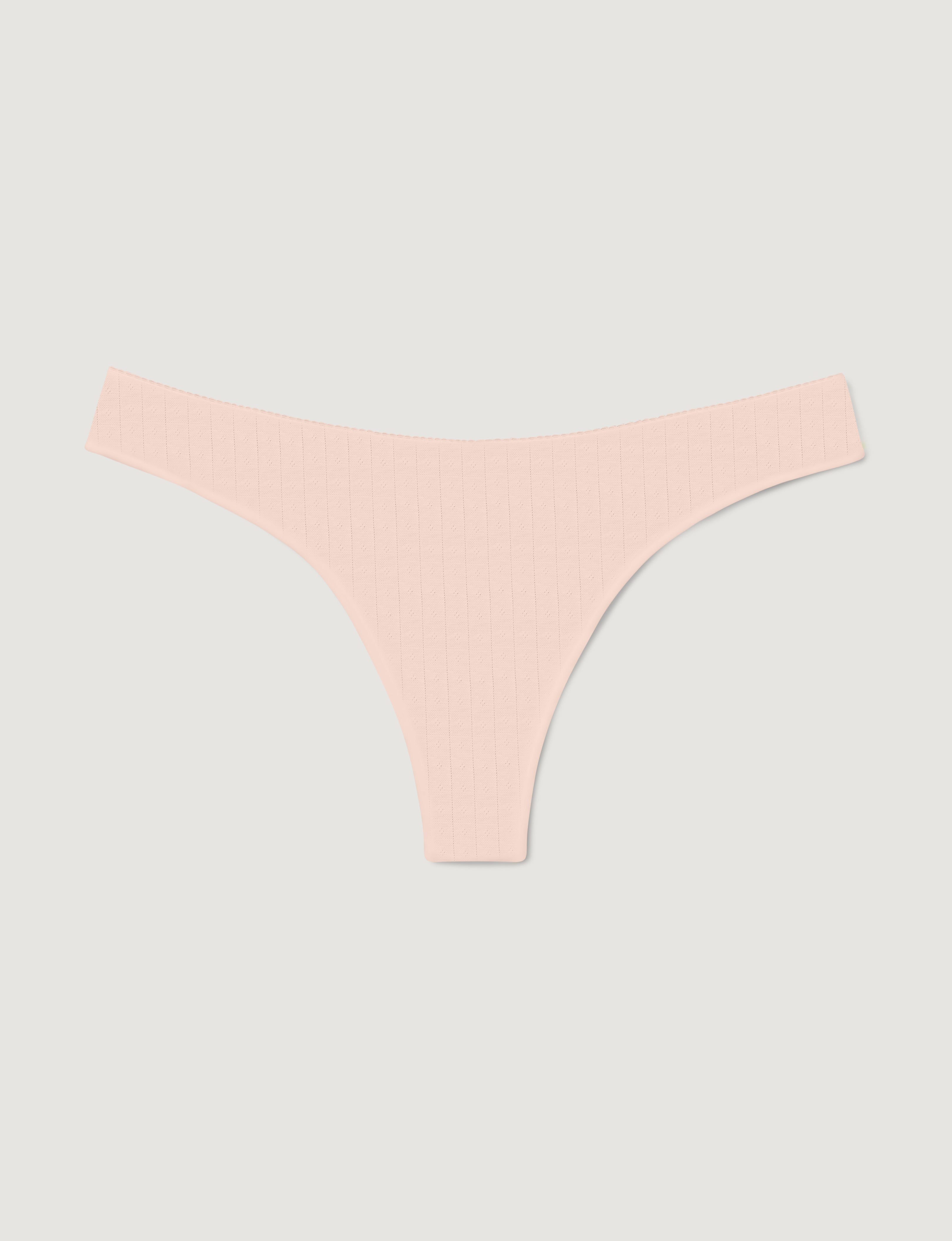 Women's Cotton Pointelle Thong