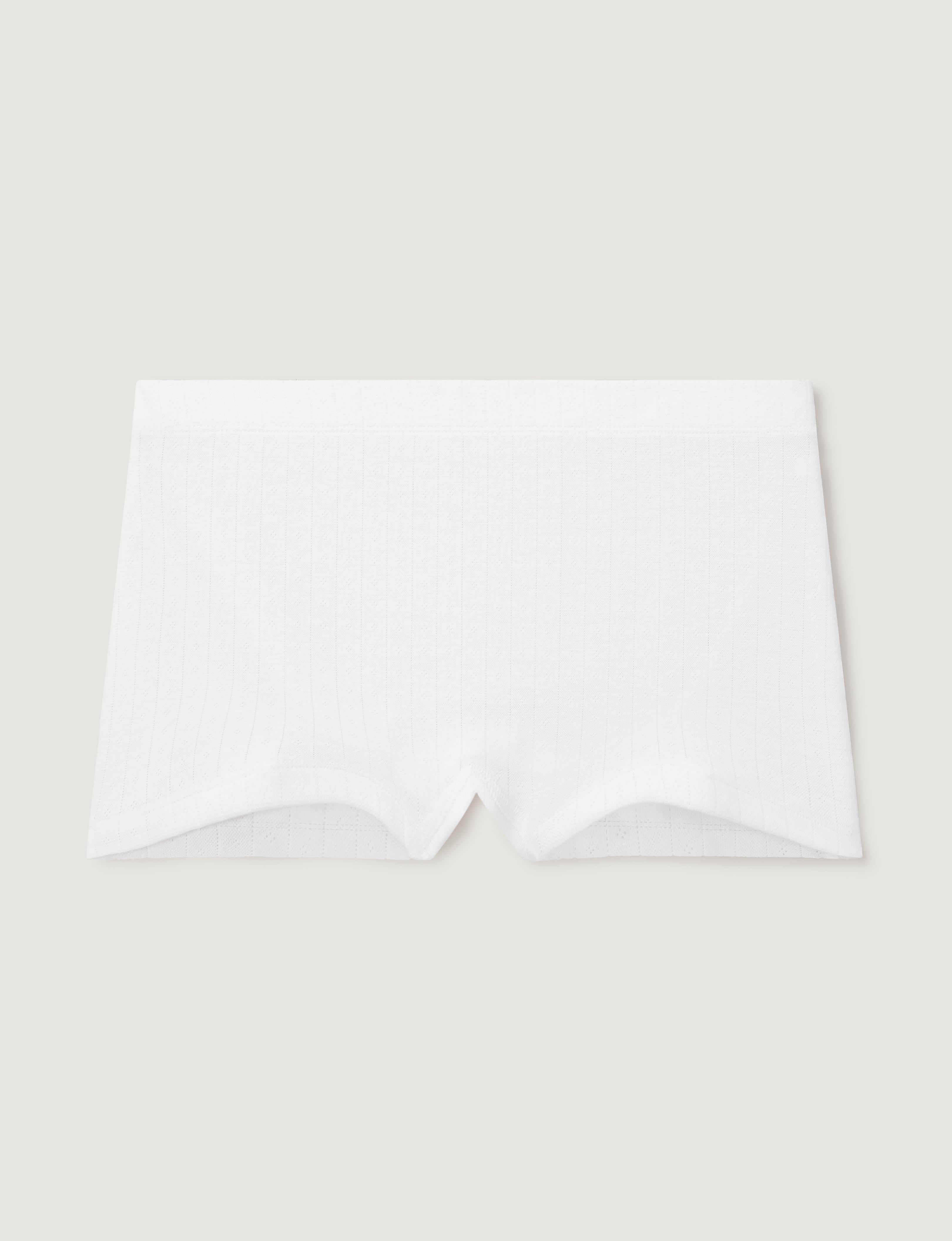 Women's Cotton Pointelle High Rise Boyshort