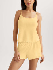 Women's Cotton Pointelle Rib Camisole