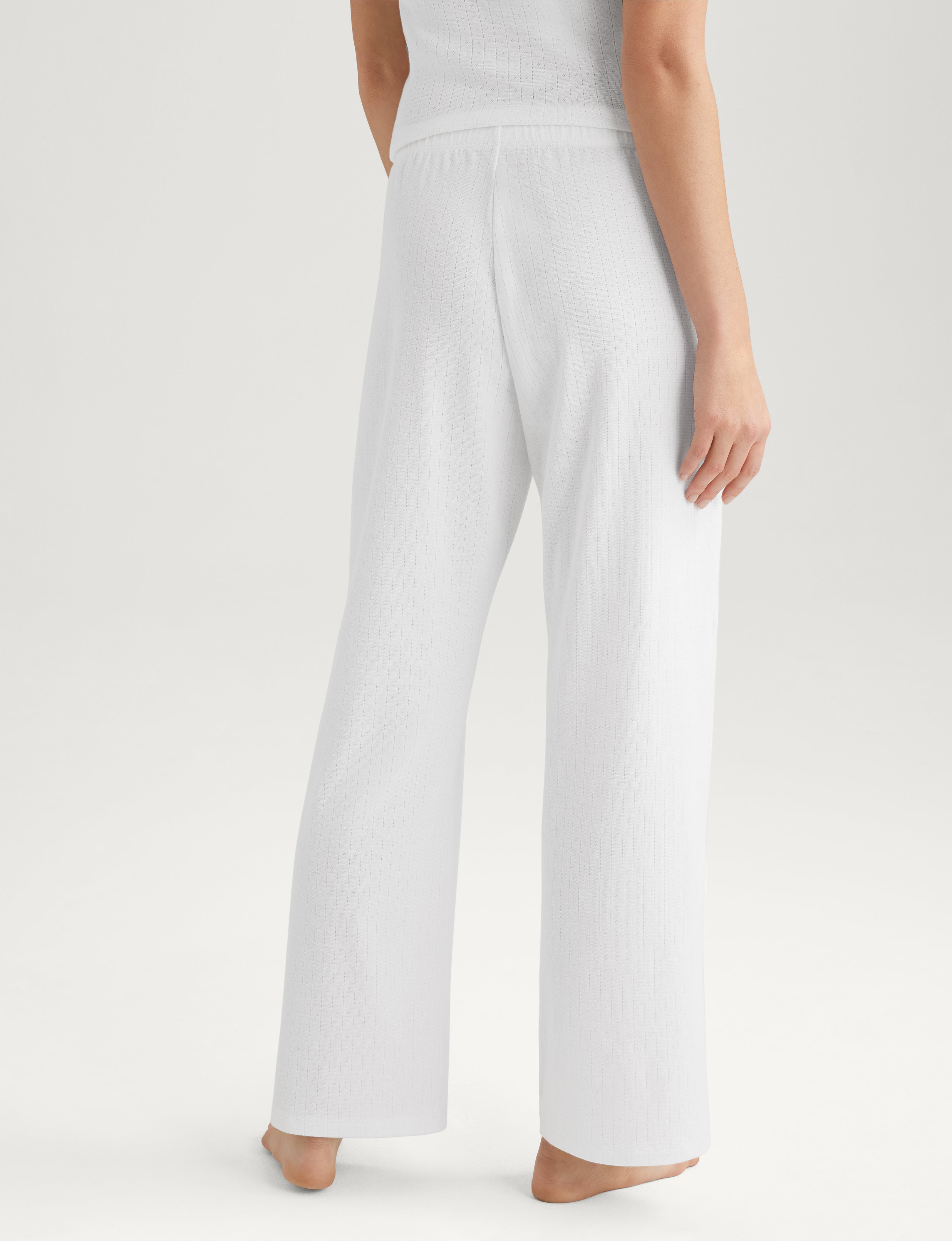 Women's Cotton Pointelle Rib Tank & Pant Set