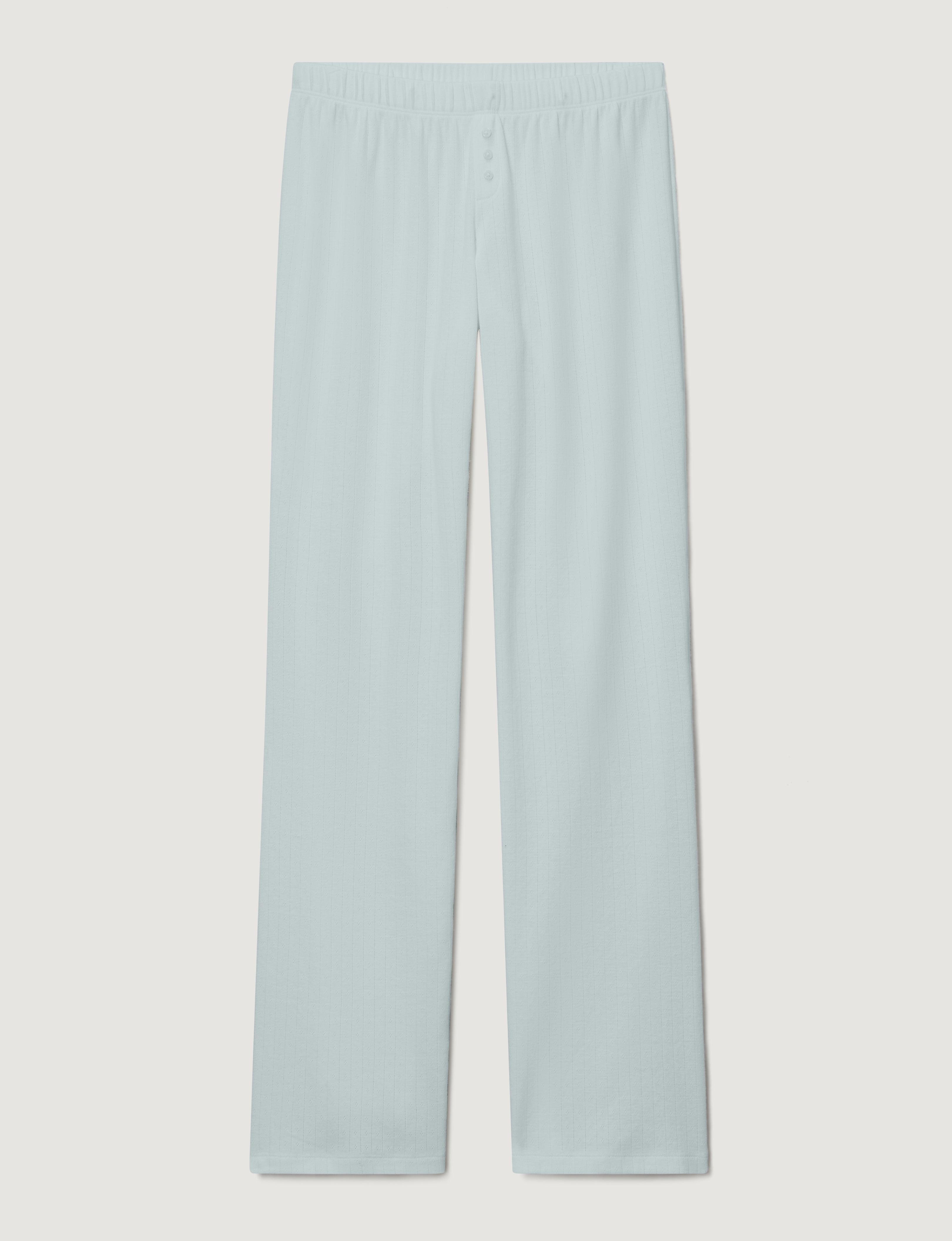 Women's Cotton Pointelle Rib Pant