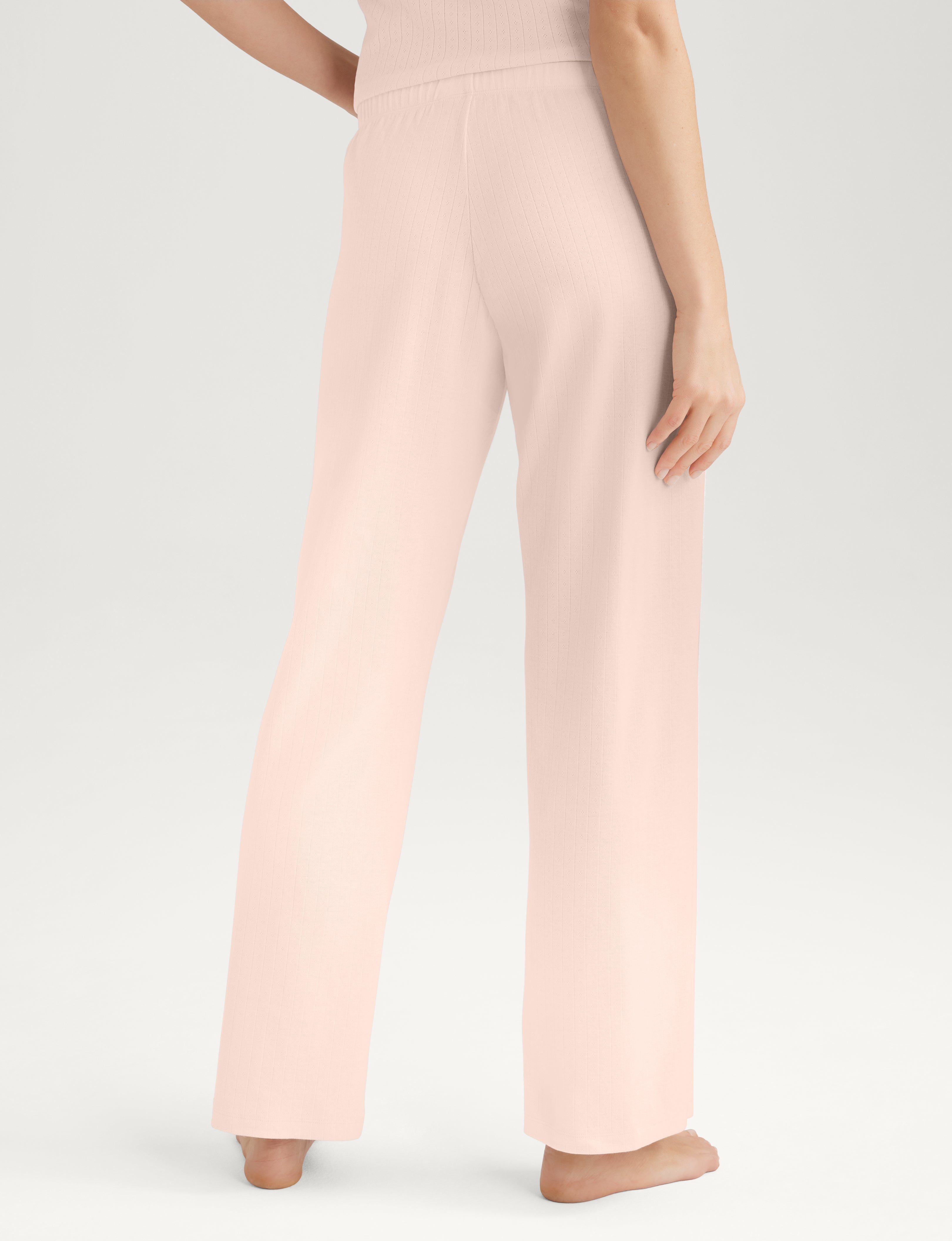 Women's Cotton Pointelle Rib Tank & Pant Set