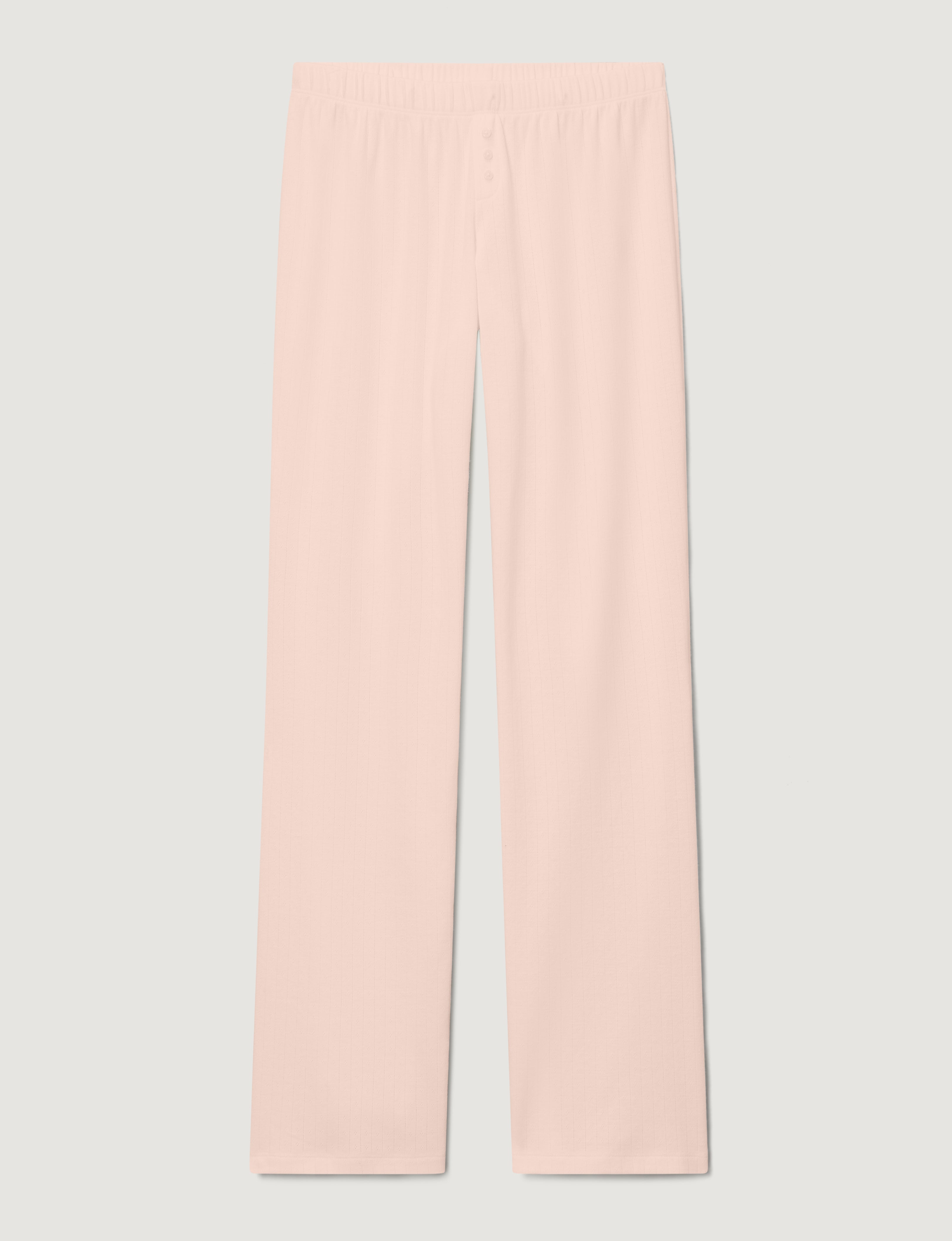 Women's Cotton Pointelle Rib Pant