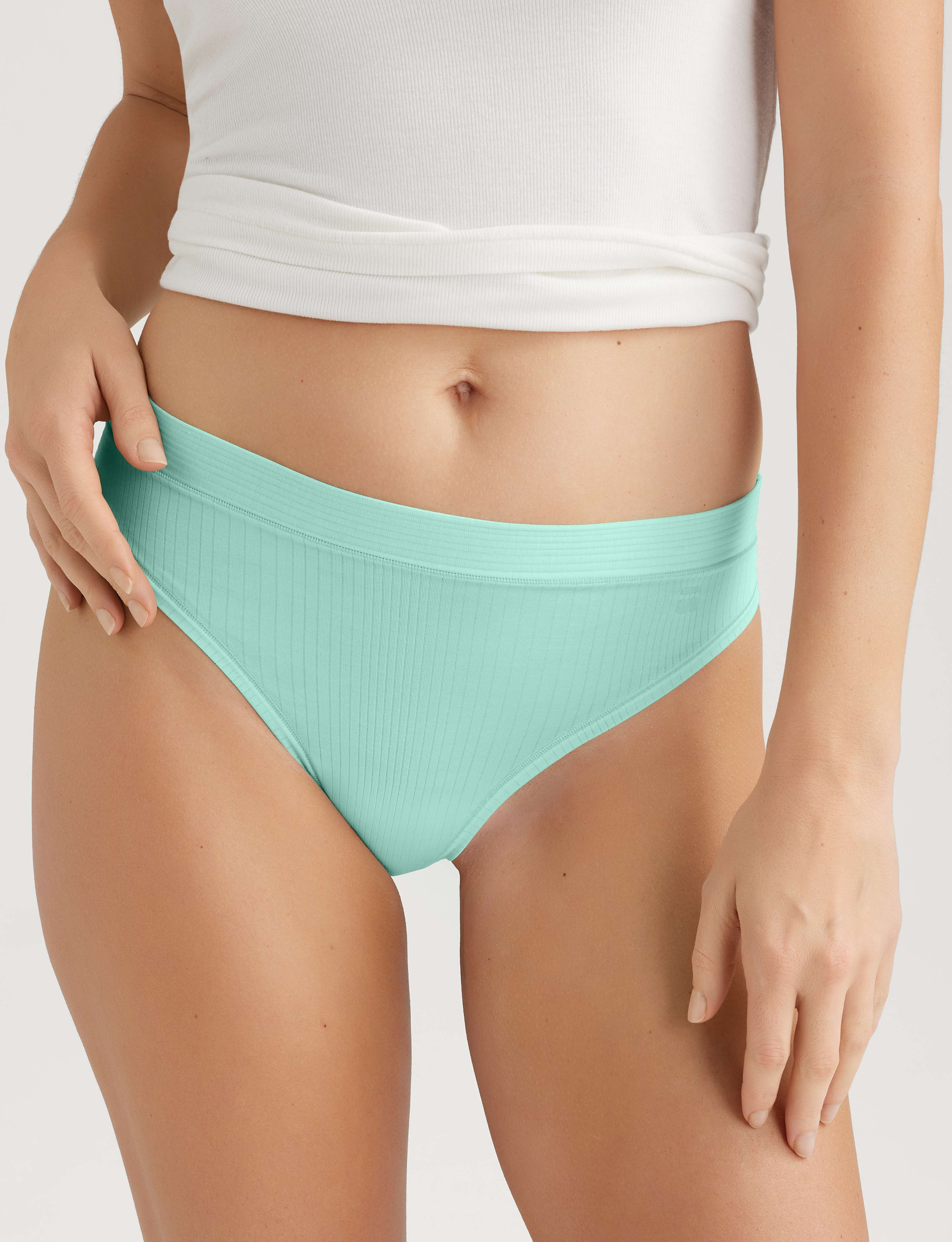 Women's Second Skin Luxe Rib Thong (5-Pack)
