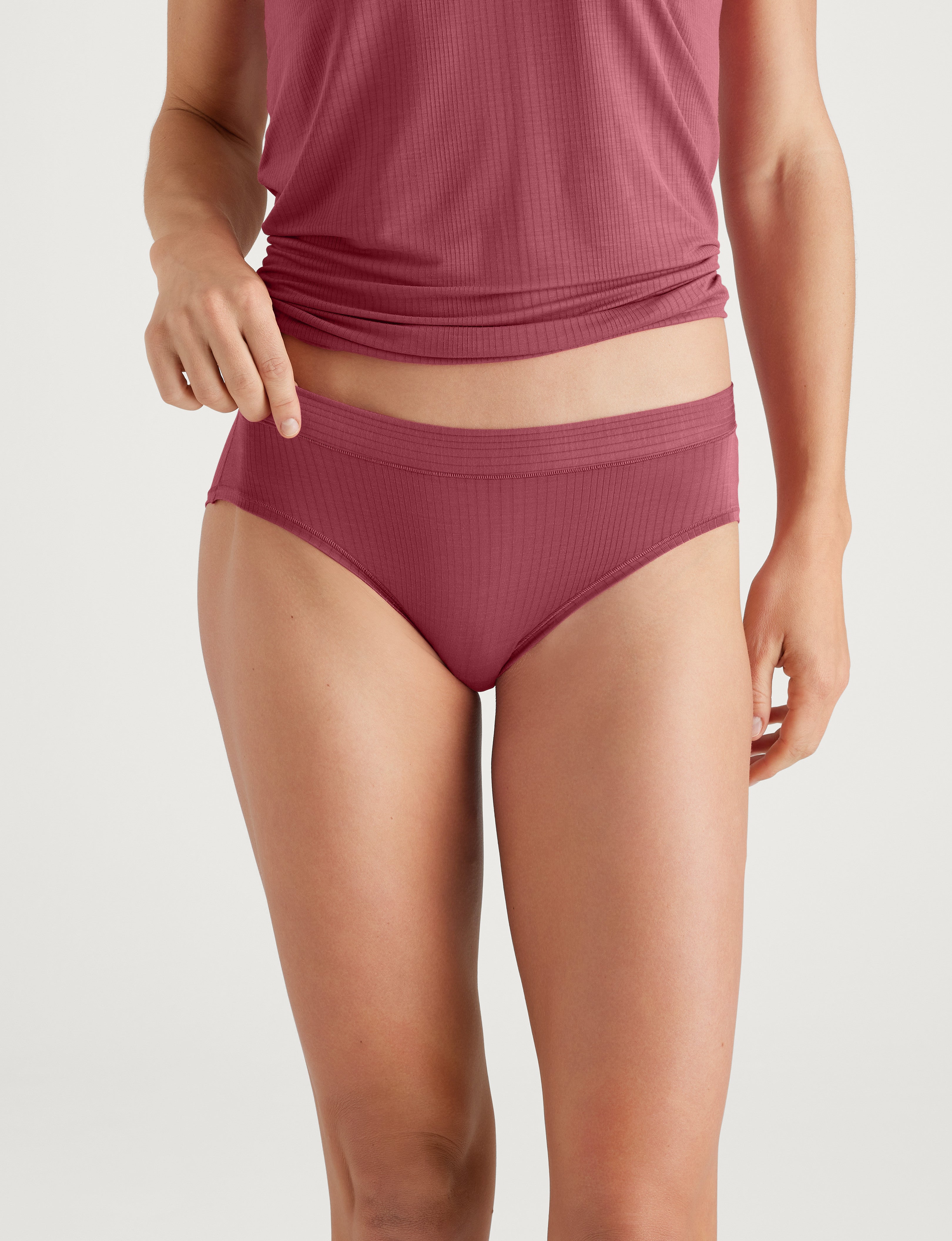 Women's Second Skin Luxe Rib Brief