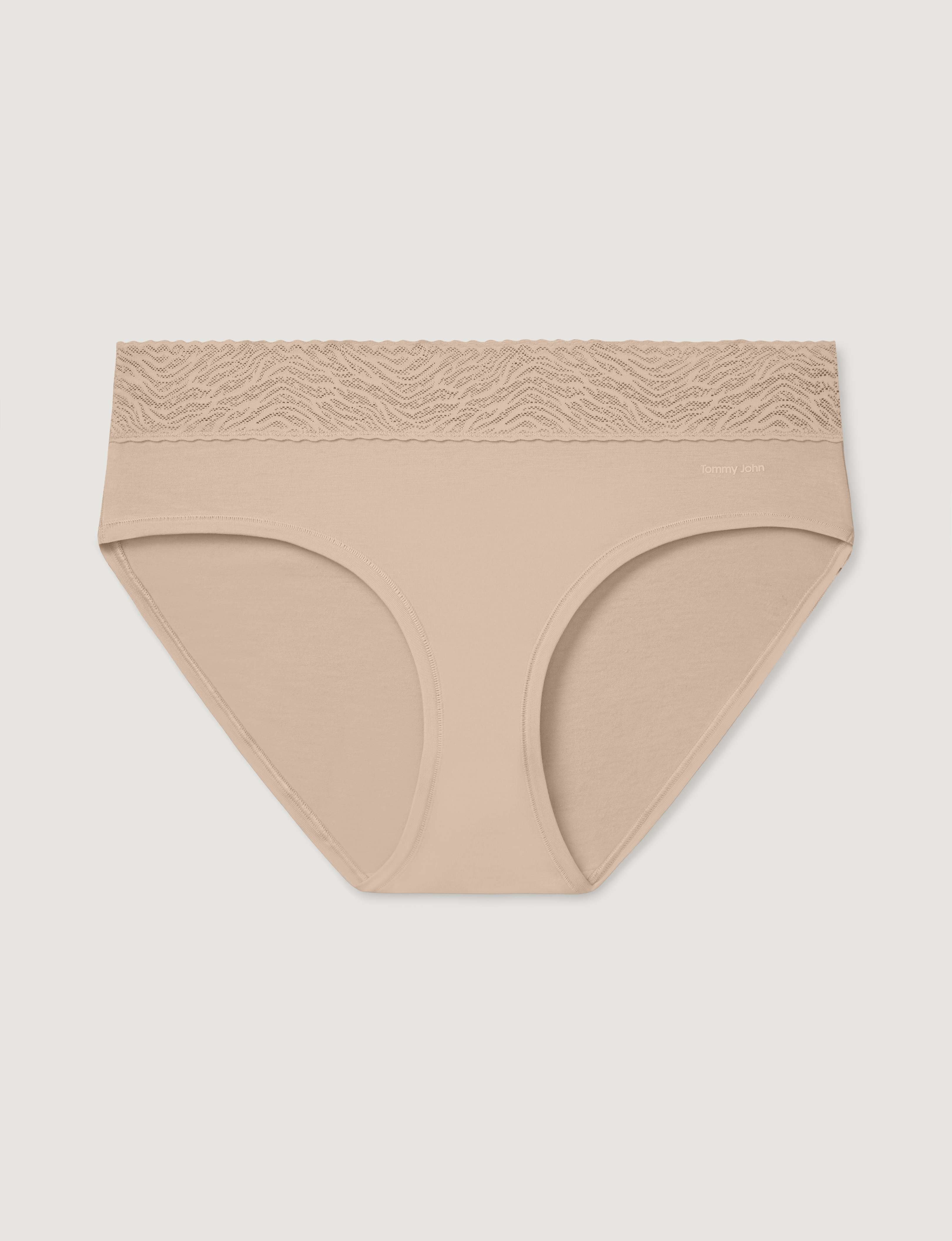 Women's Cool Cotton Brief, Lace Waist