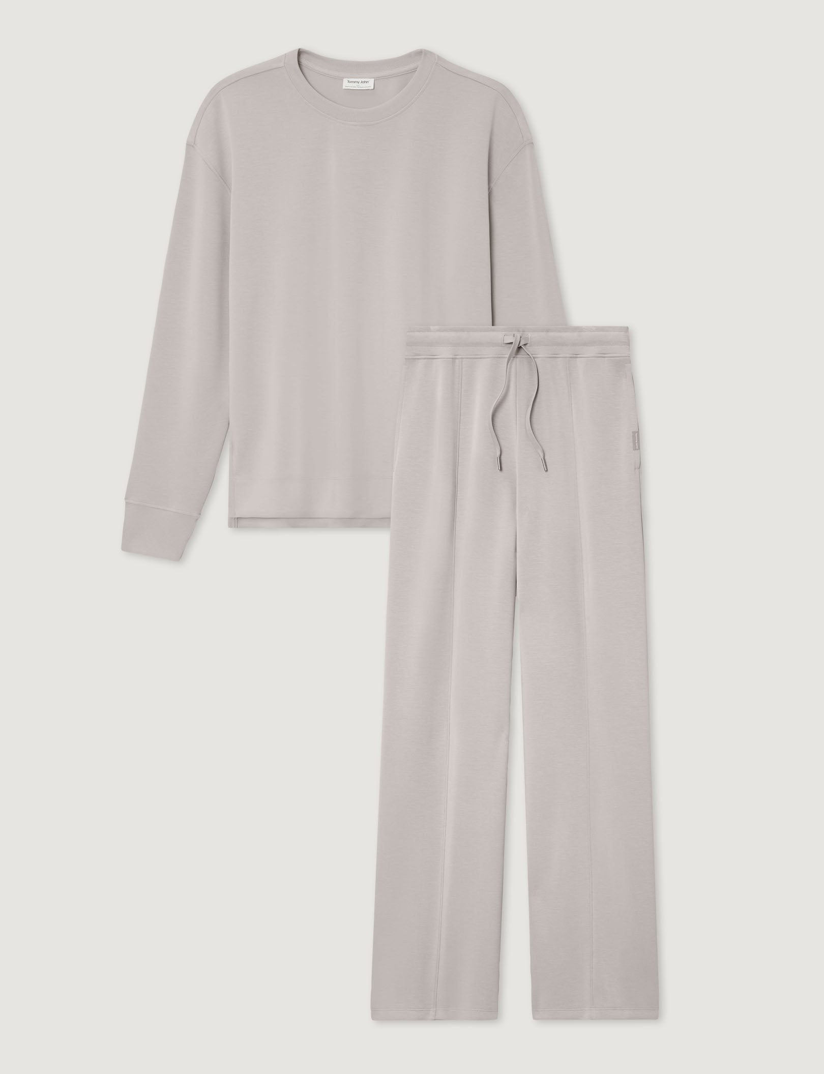 Women's Luxe Traveler Knit Long Sleeve Crew & Pant Set