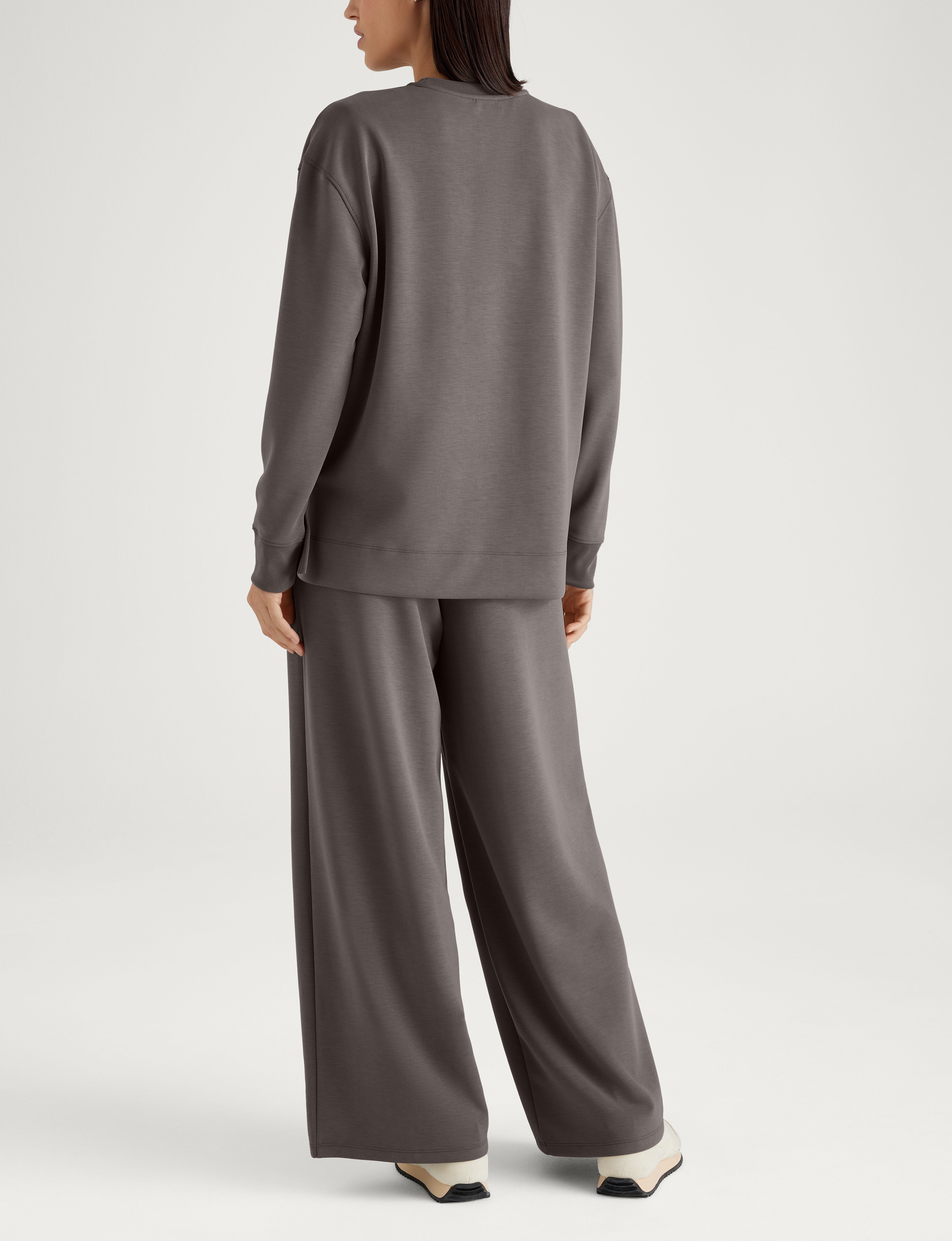 Women's Luxe Traveler Knit Long Sleeve Crew & Pant Set