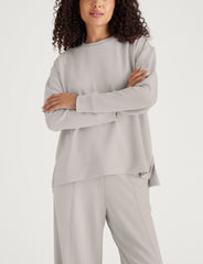 Women's Luxe Traveler Knit Long Sleeve Crew Neck